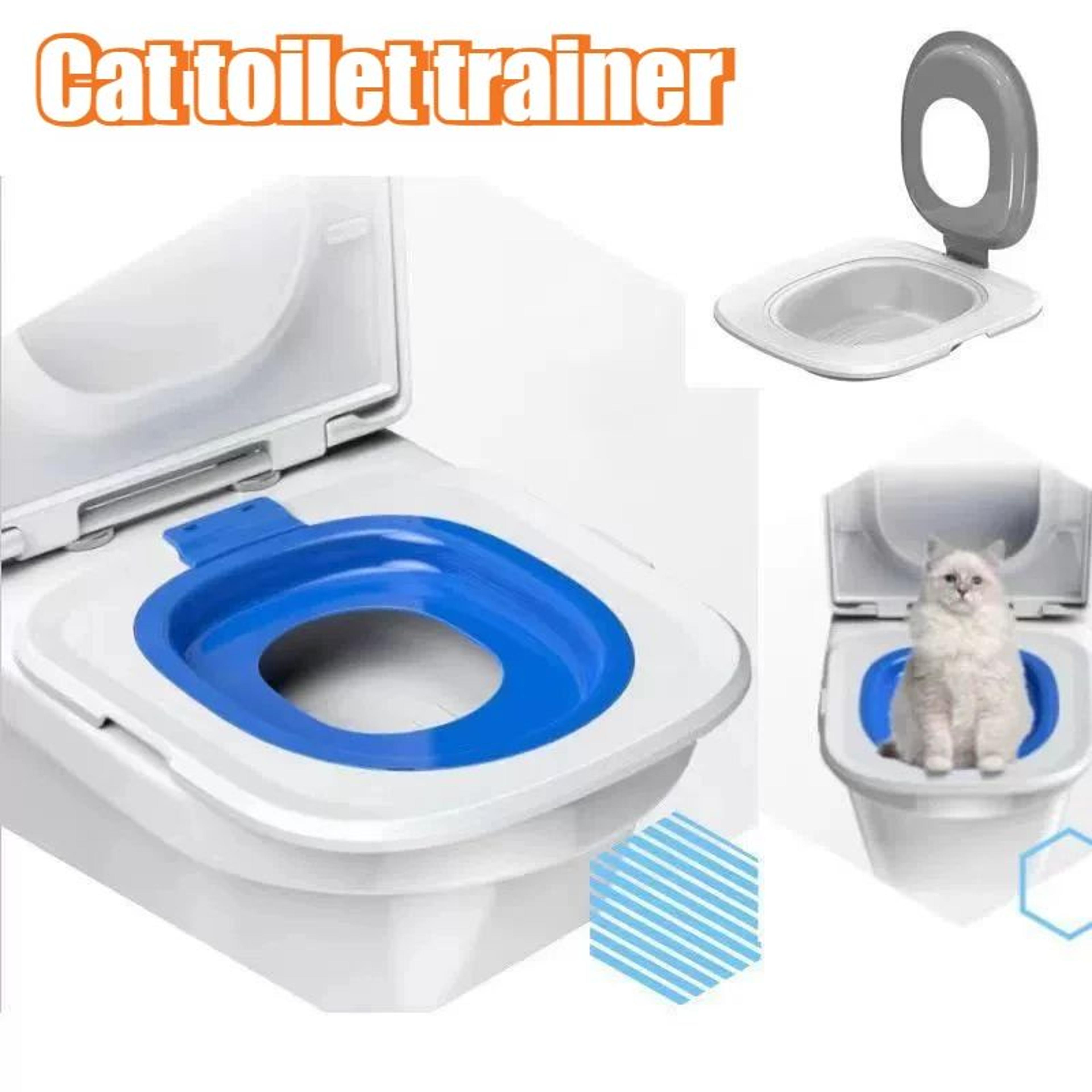 reusable cat toilet training seat kit