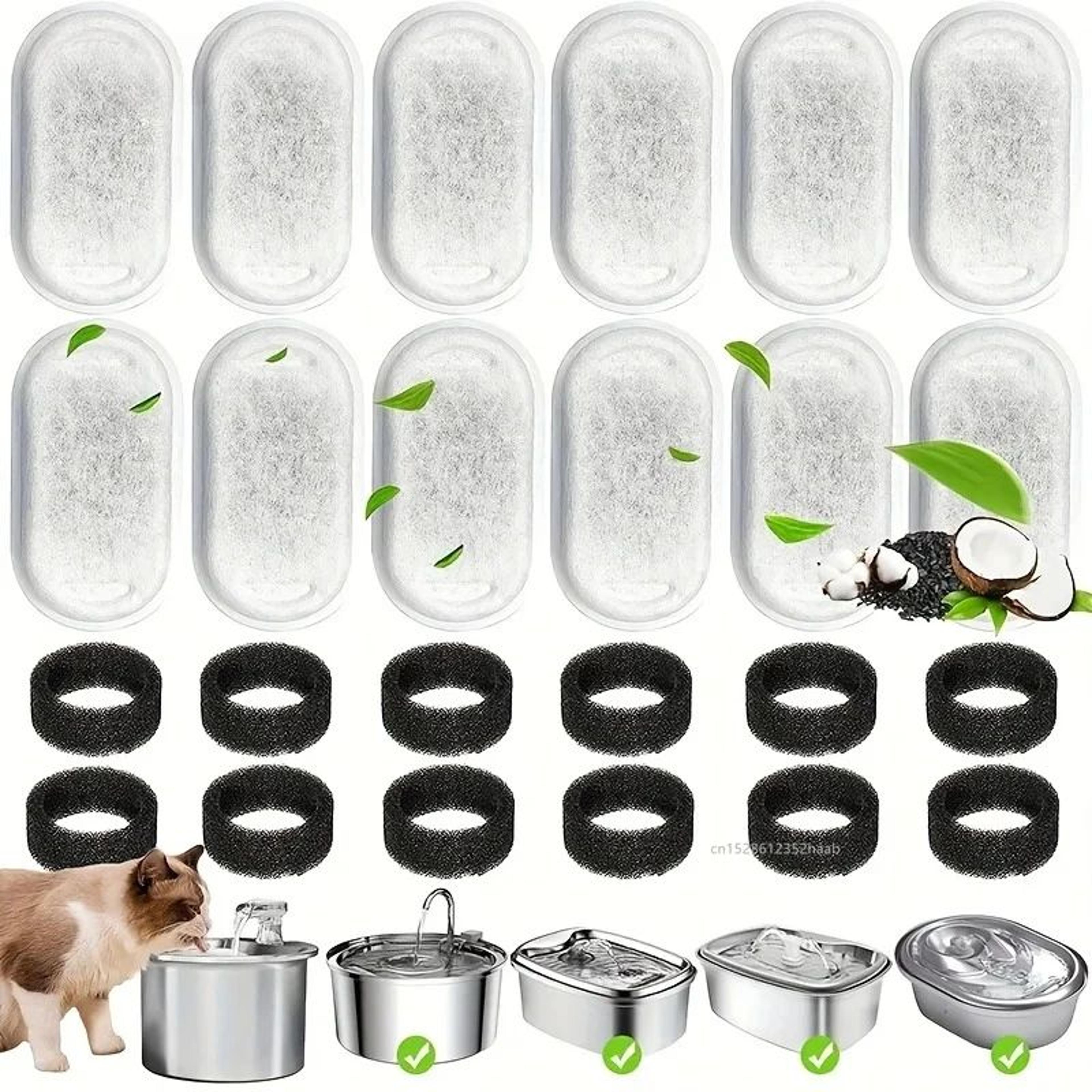activated carbon filters for cat water fountain