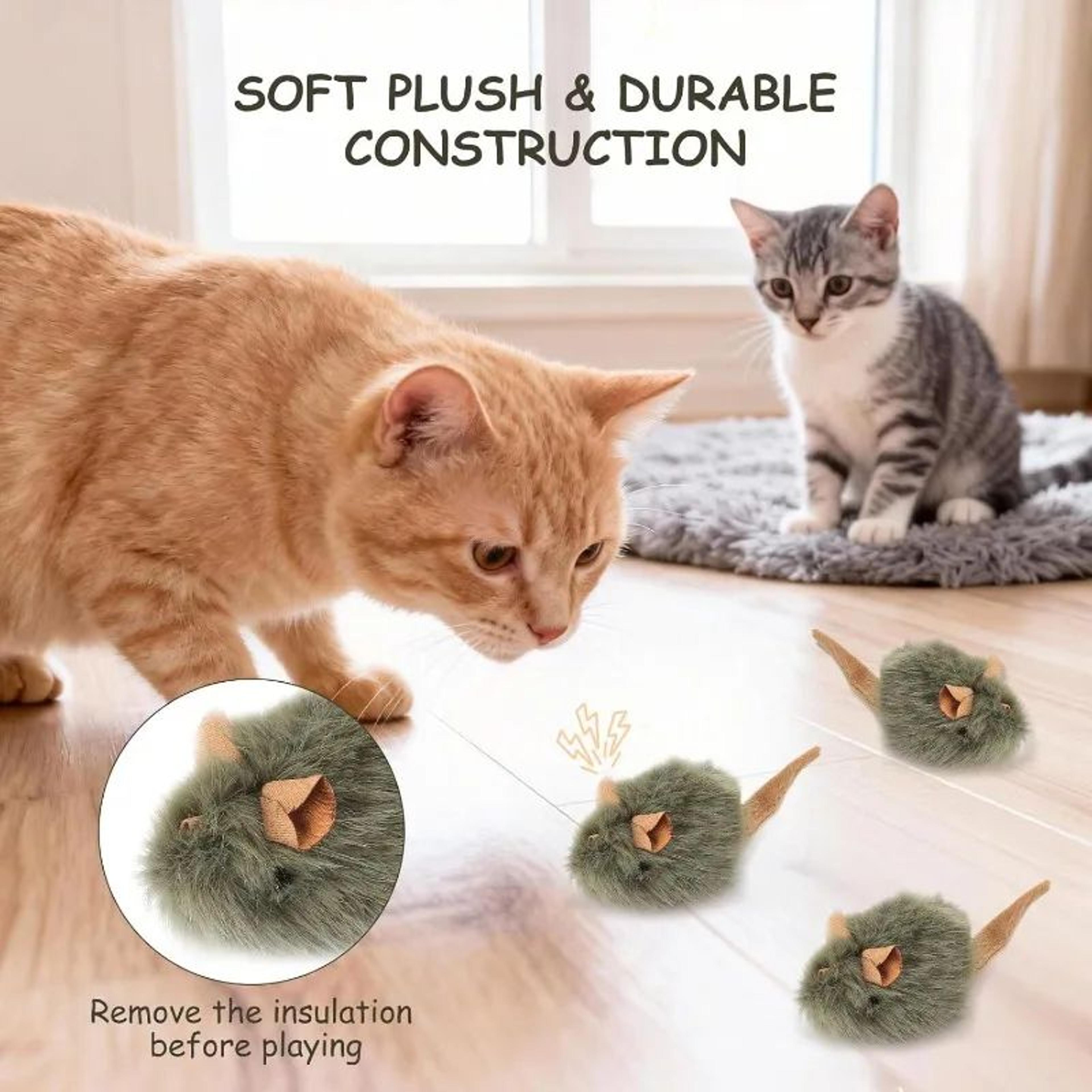 Interactive Plush Mouse Cat Toy Set 8