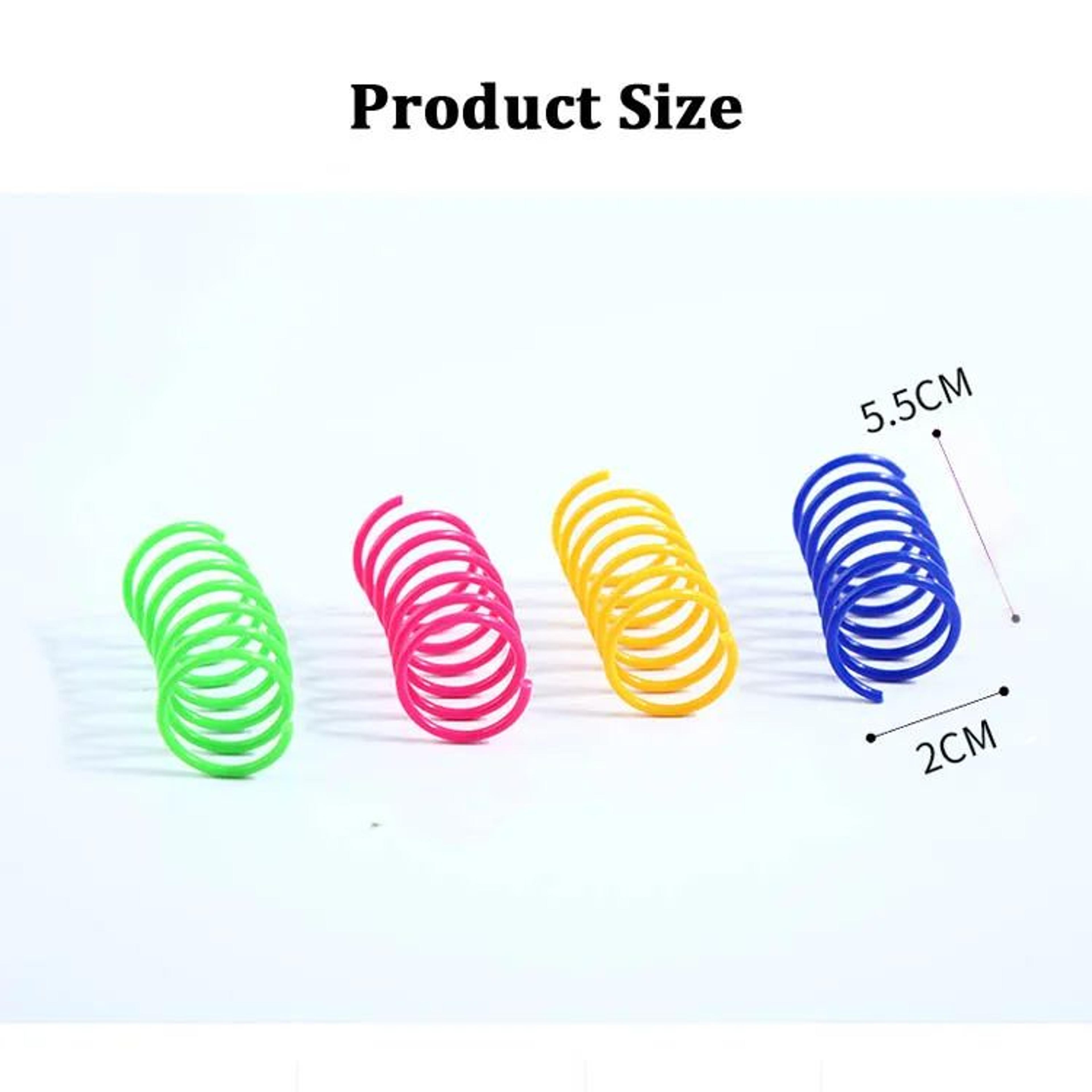 Colorful Spiral Spring Interactive Cat Toy 6