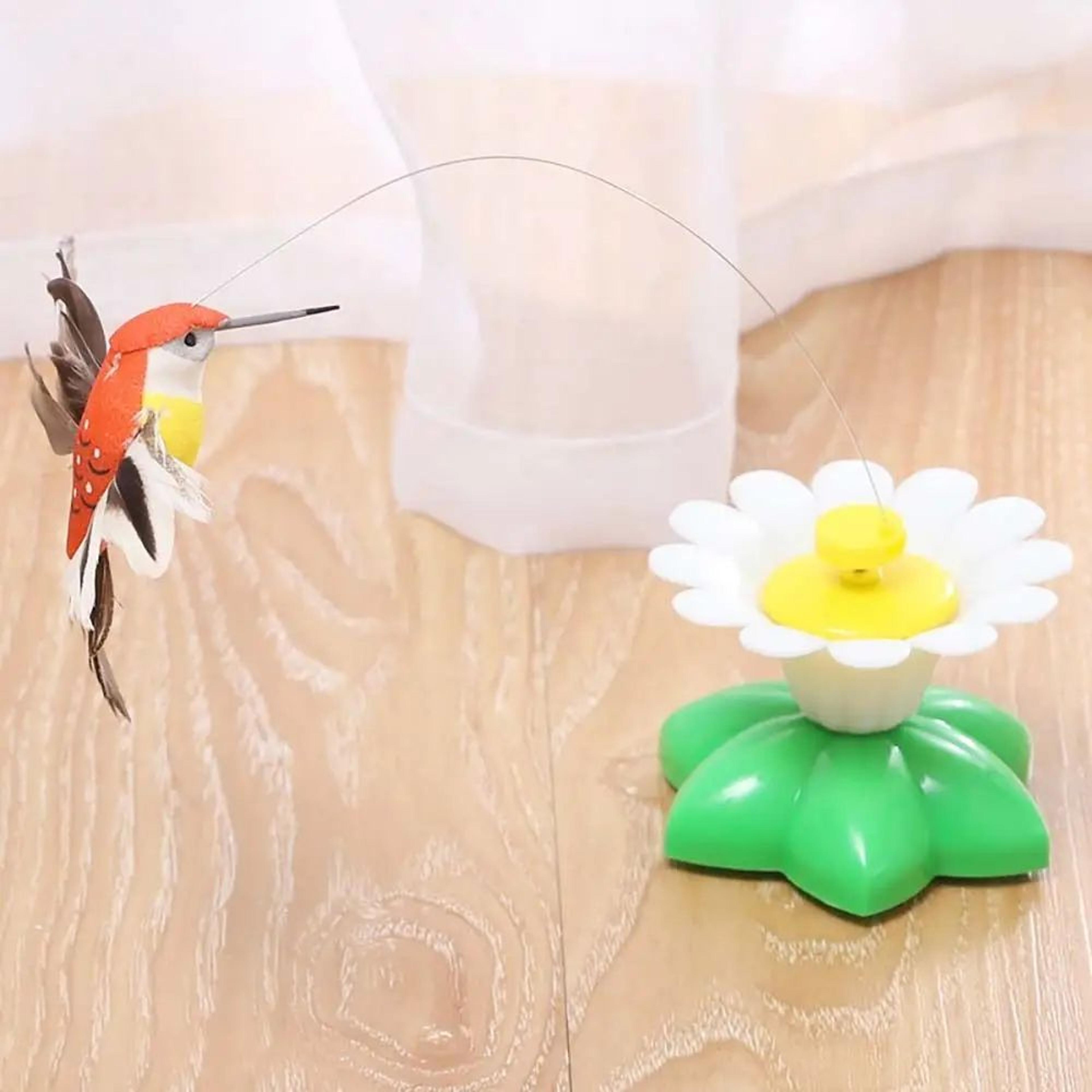 Automatic Rotating Butterfly Bird Interactive Cat Toy 6