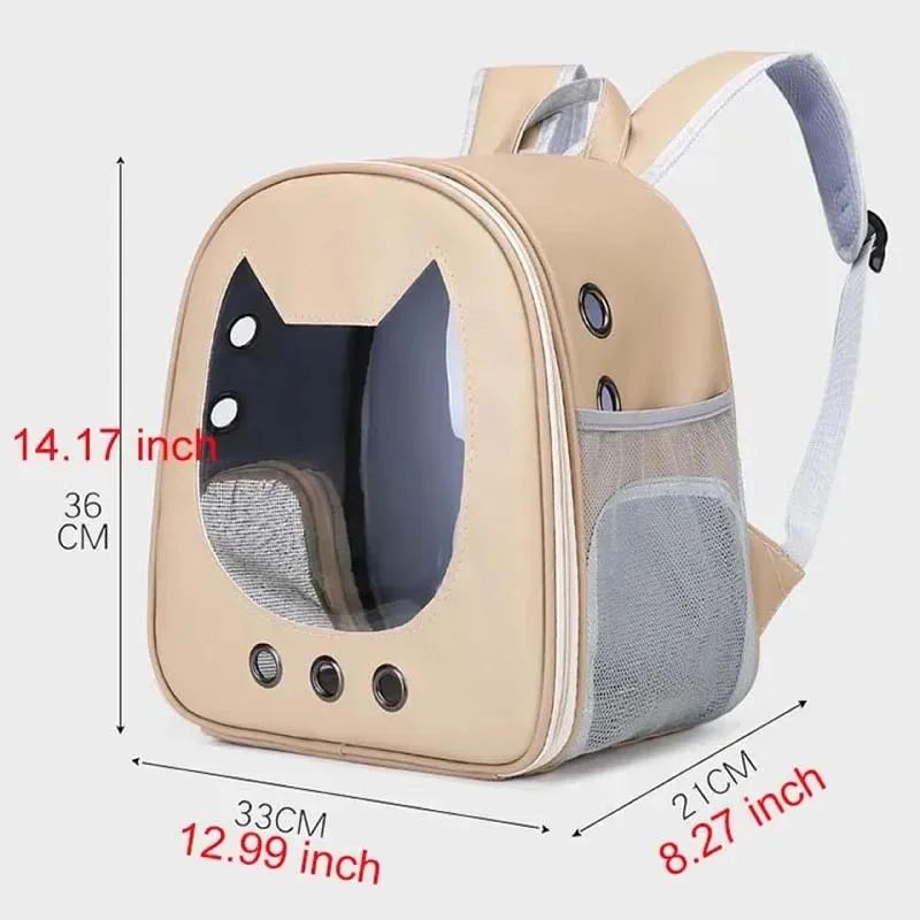 Portable Transparent Pet Travel Backpack Carrier 4