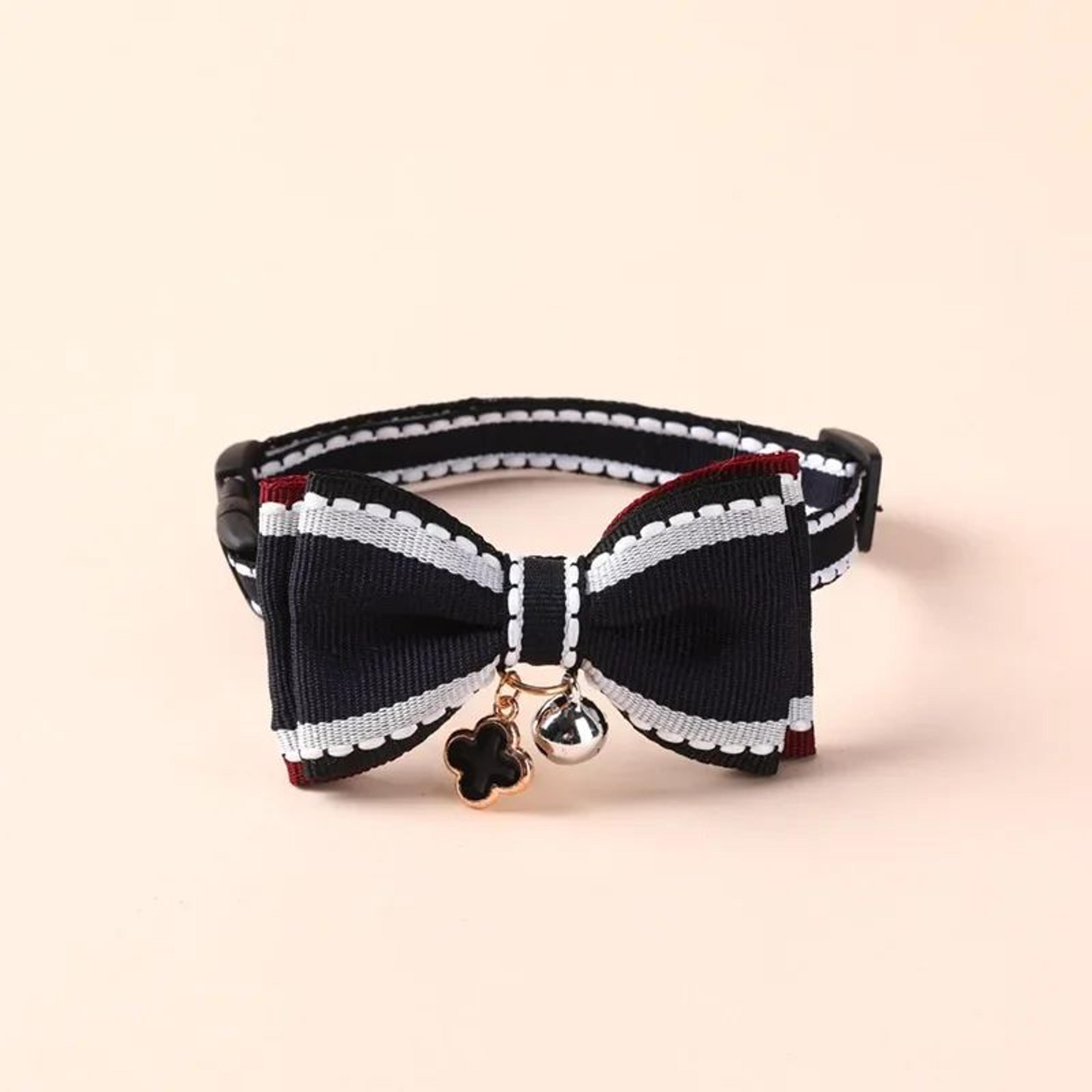 Cute Bow Pet Collar With Bell For Cats And Dogs 6
