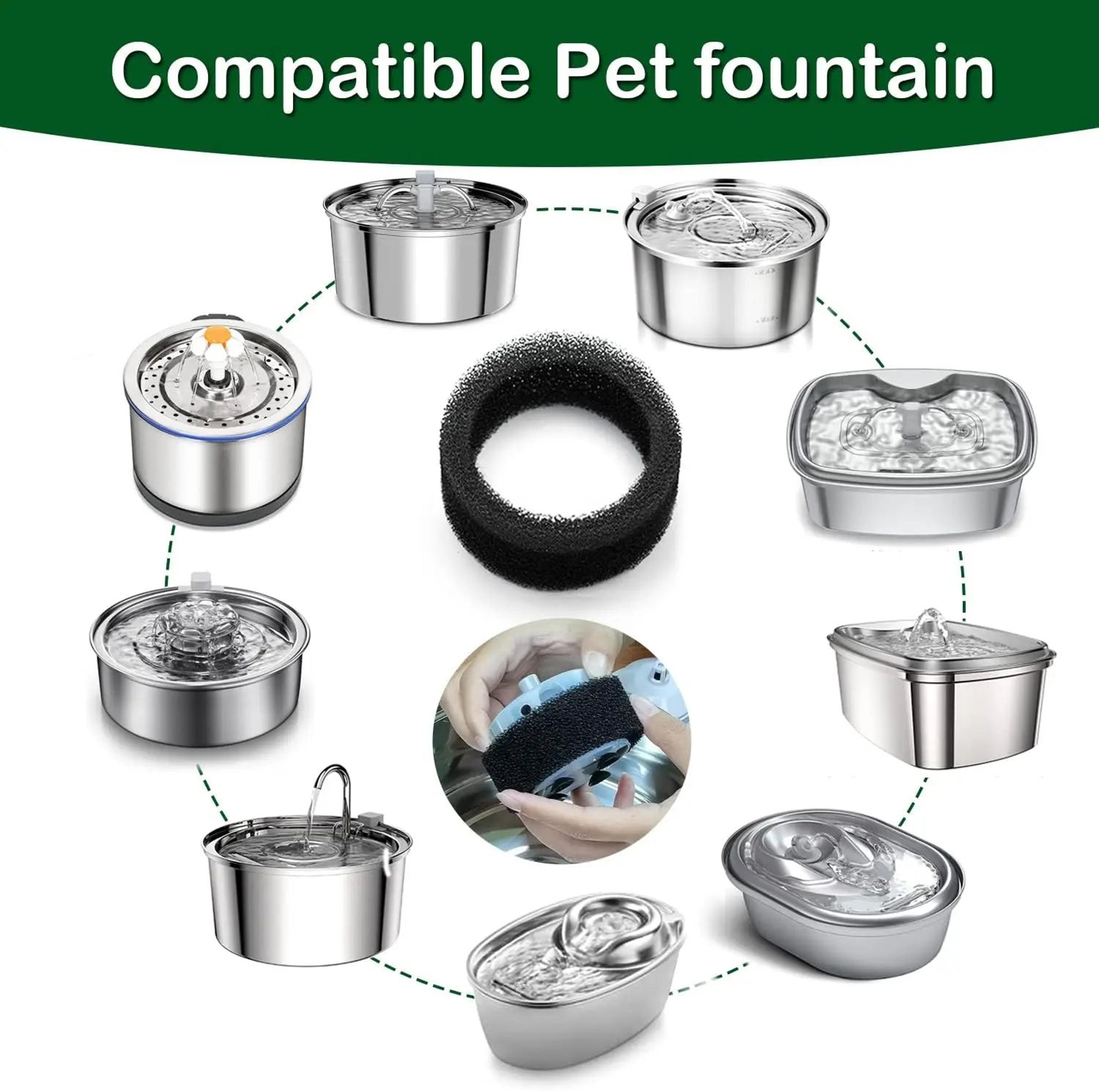 Replacement Foam Filters For Cat Water Fountain Pump 1