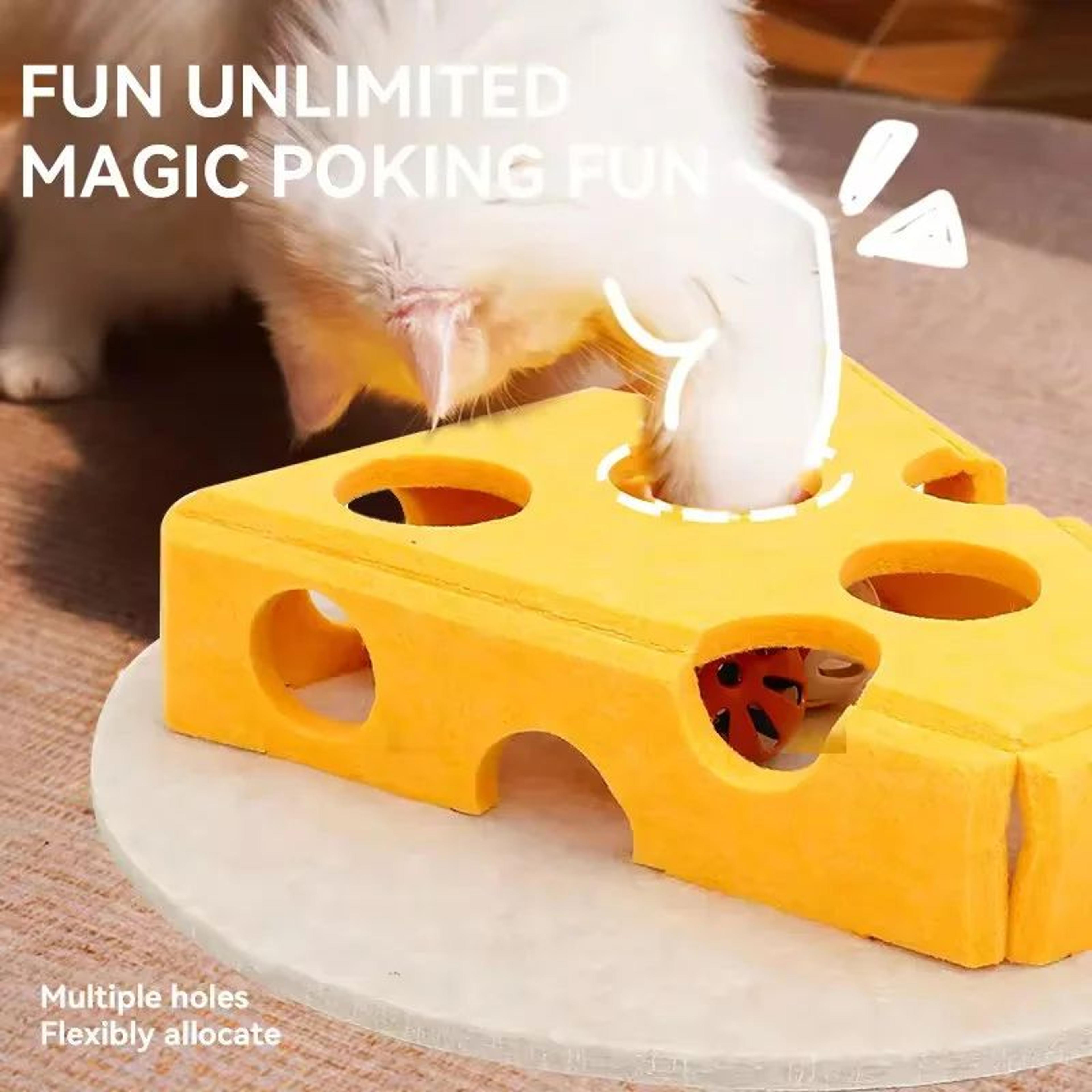 Interactive Felt Cat Puzzle Box For Mental Stimulation 2