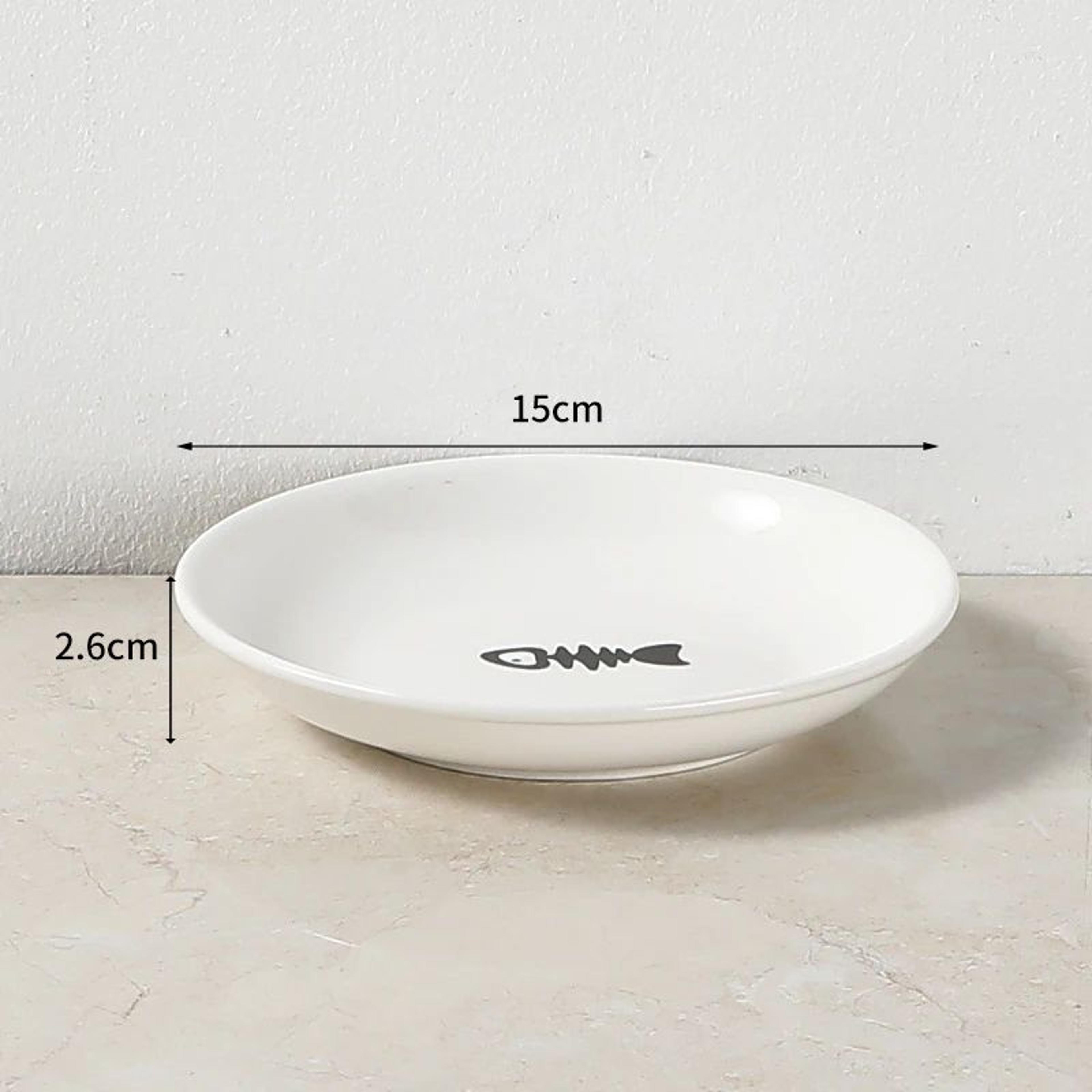 Elevated Ceramic Cat Bowl With Iron Stand 4