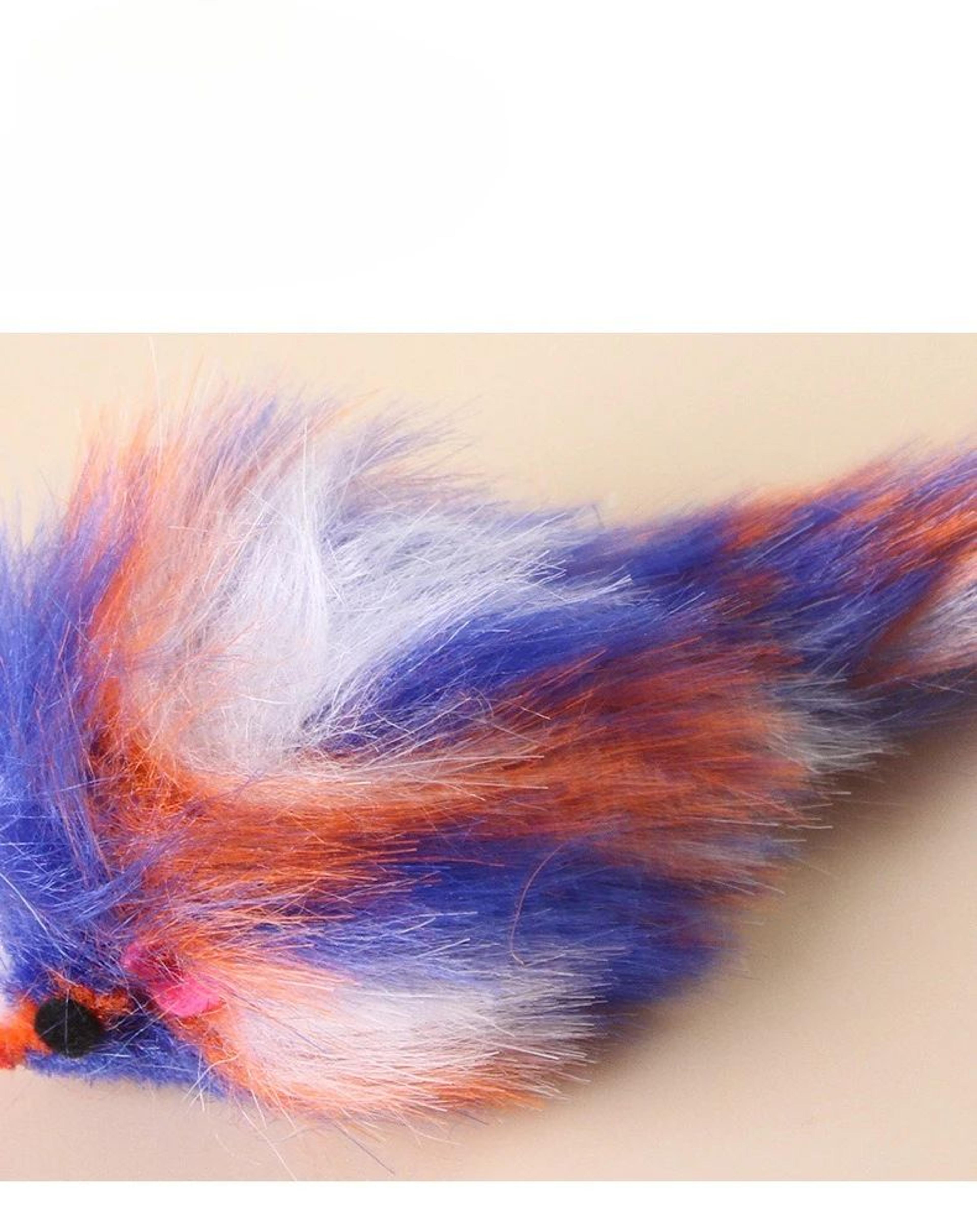 Colorful Plush Mouse Cat Toy For Interactive Play 6