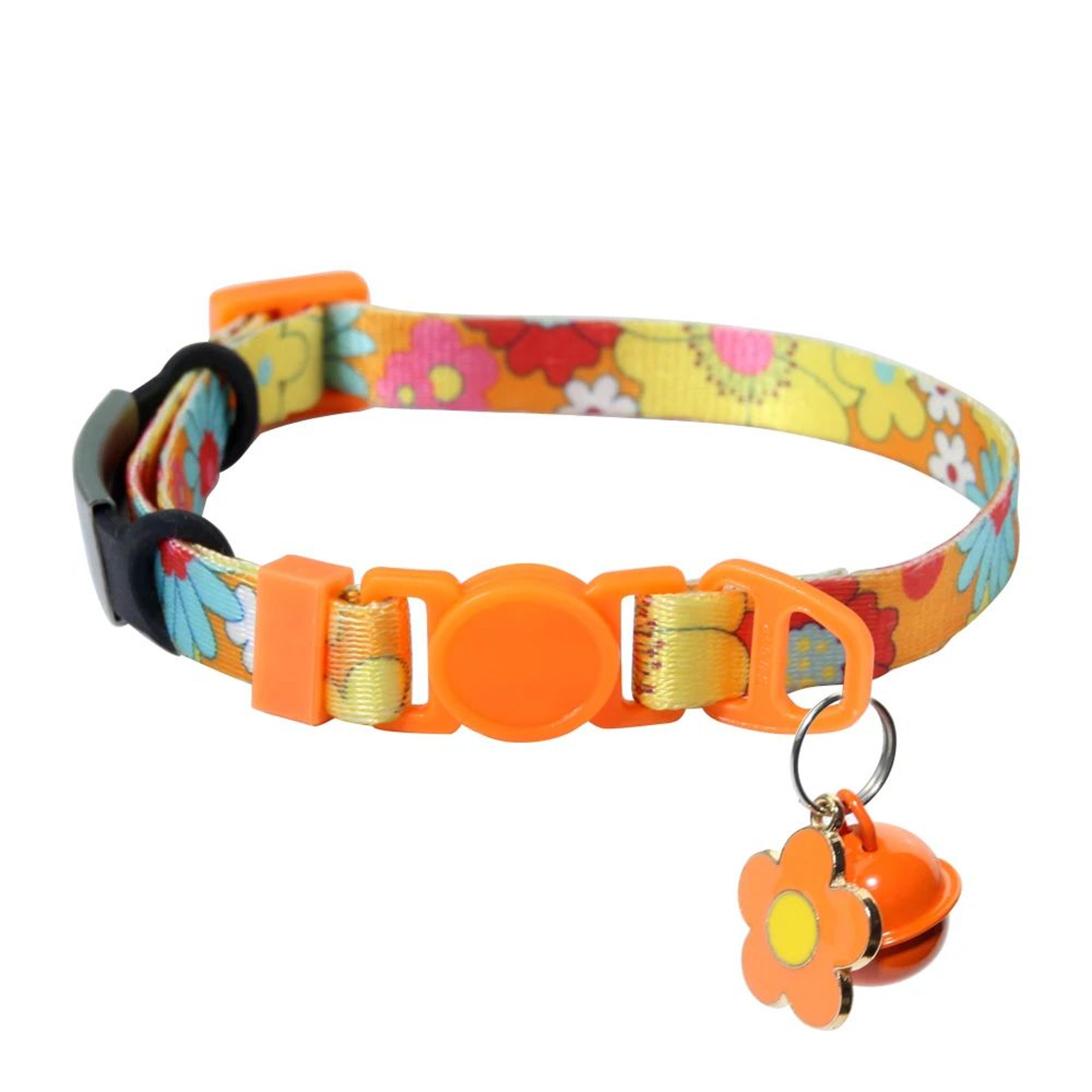 Personalized Cat Collar With Bell And Engraved ID Nameplate 1