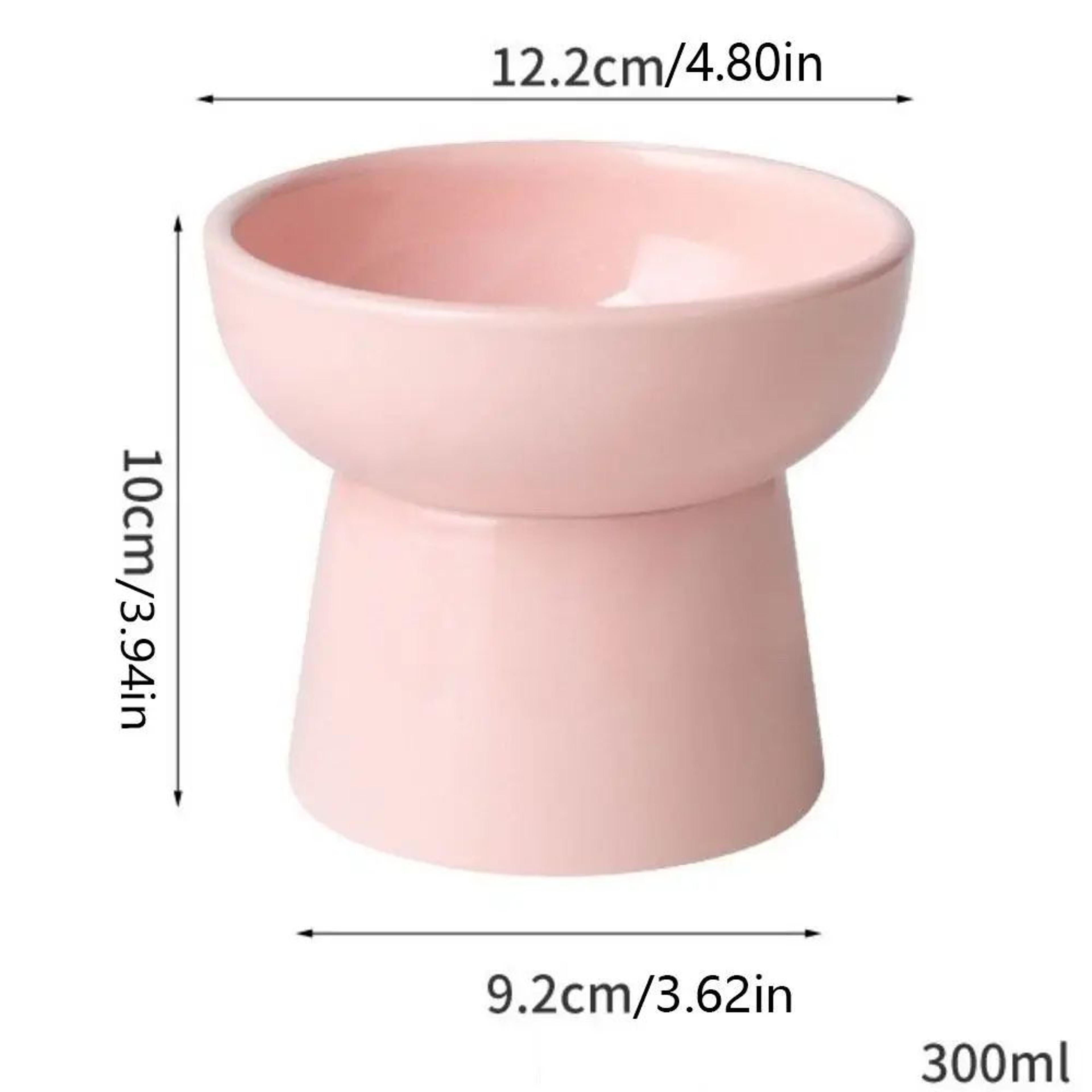 Elevated Ceramic Pet Bowl With Raised Stand For Cats And Small Dogs 5