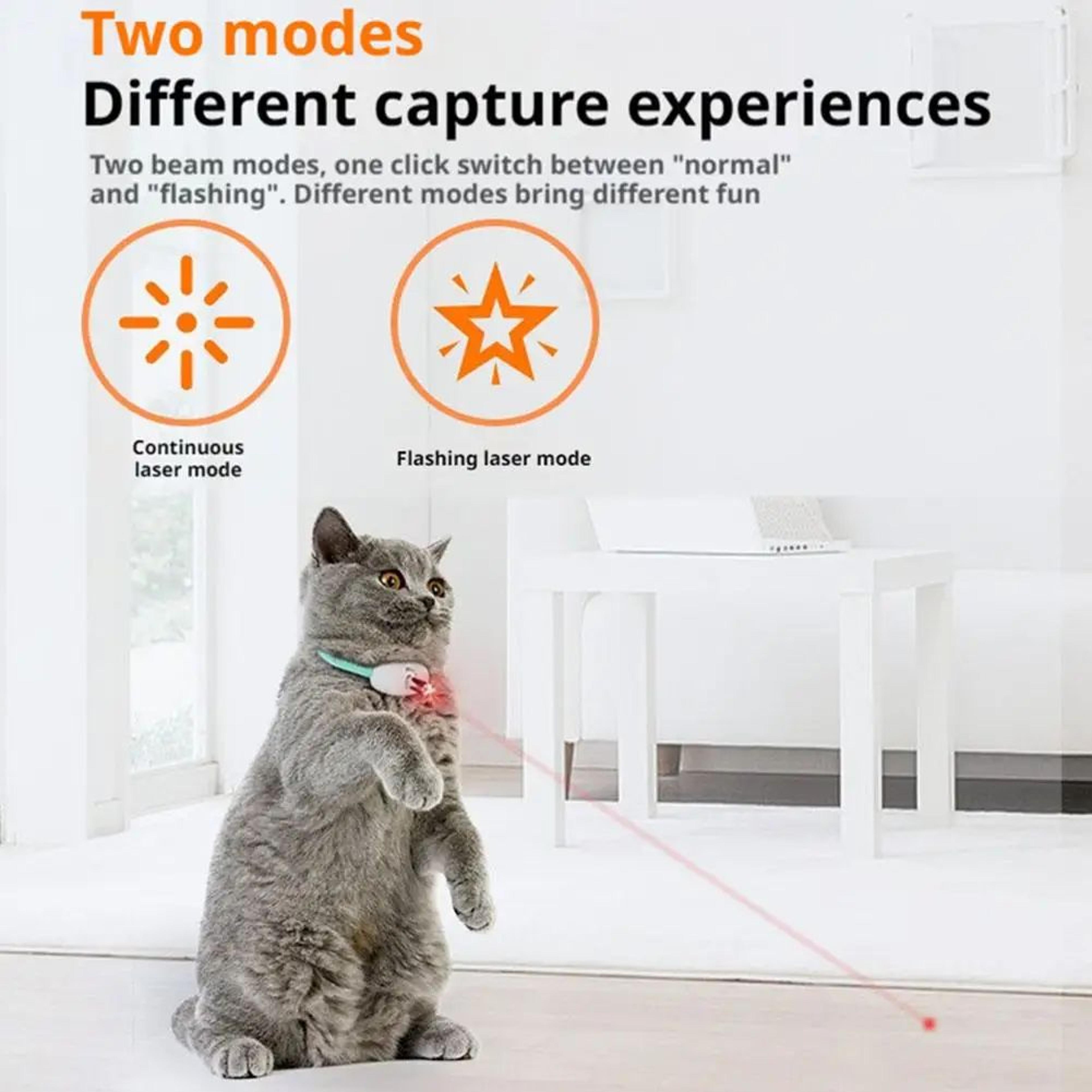 Smart Rechargeable Laser Cat Collar Interactive Pet Toy 4