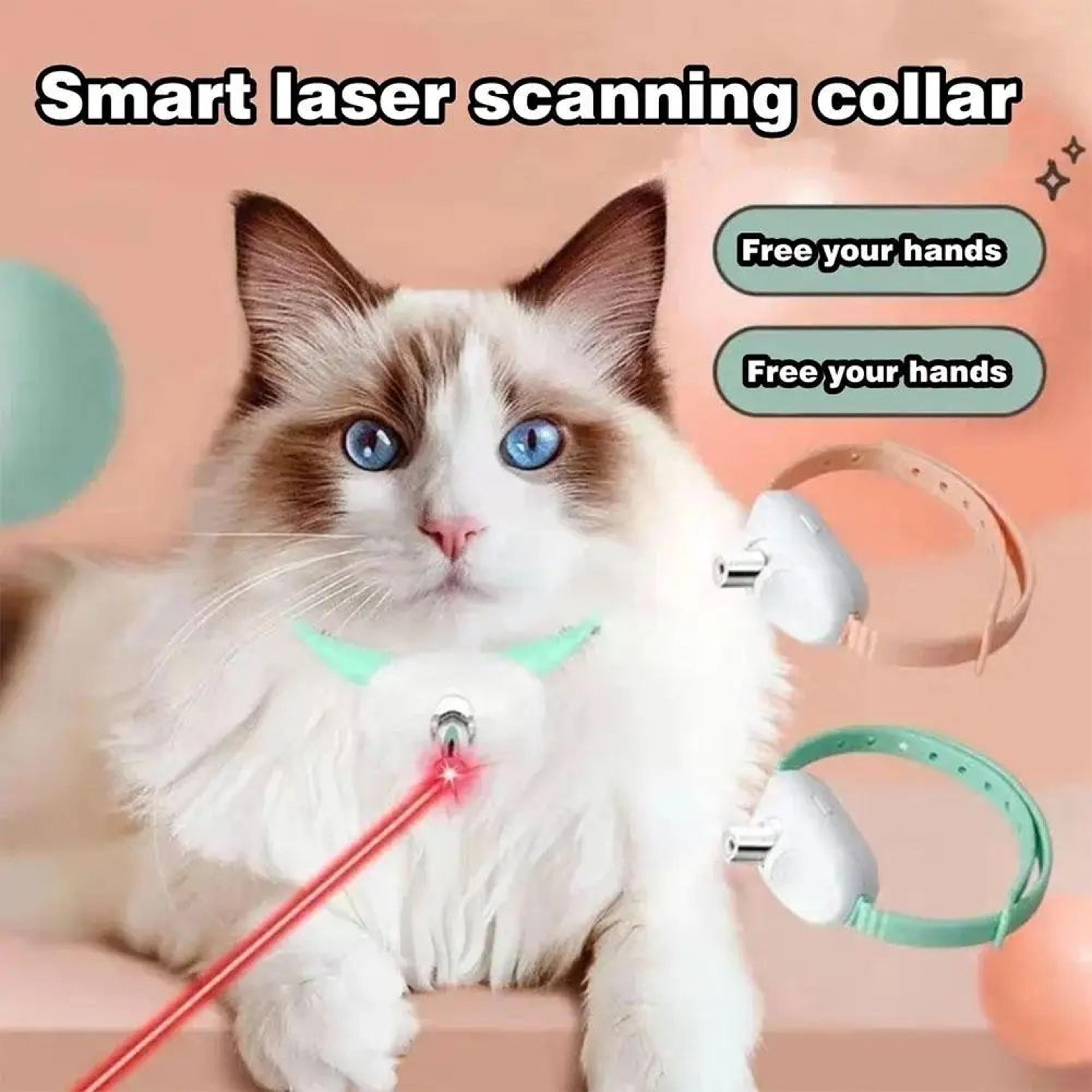 Smart Rechargeable Laser Cat Collar Interactive Pet Toy 5