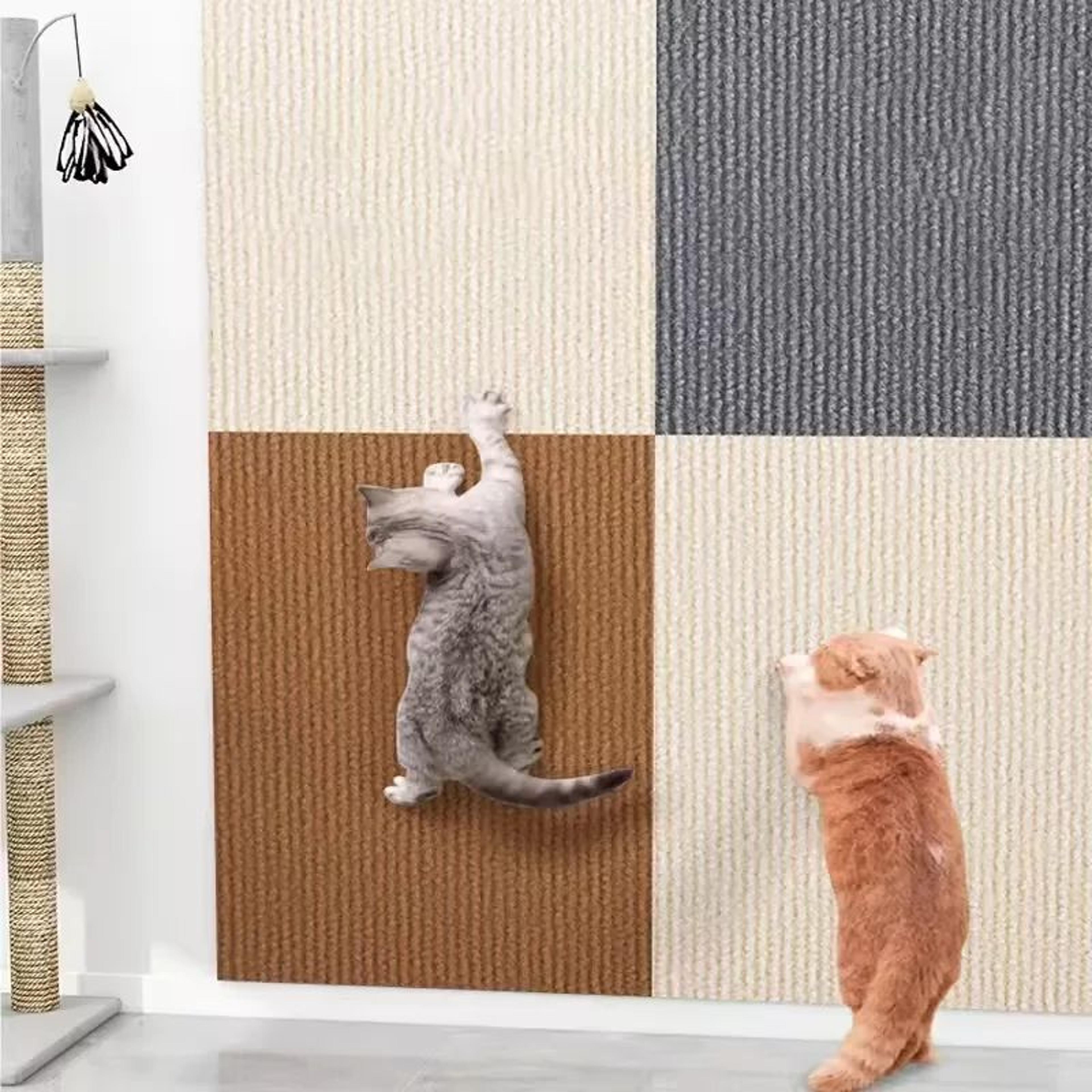 Self Adhesive Cat Scratching Wall Protector Mat 0