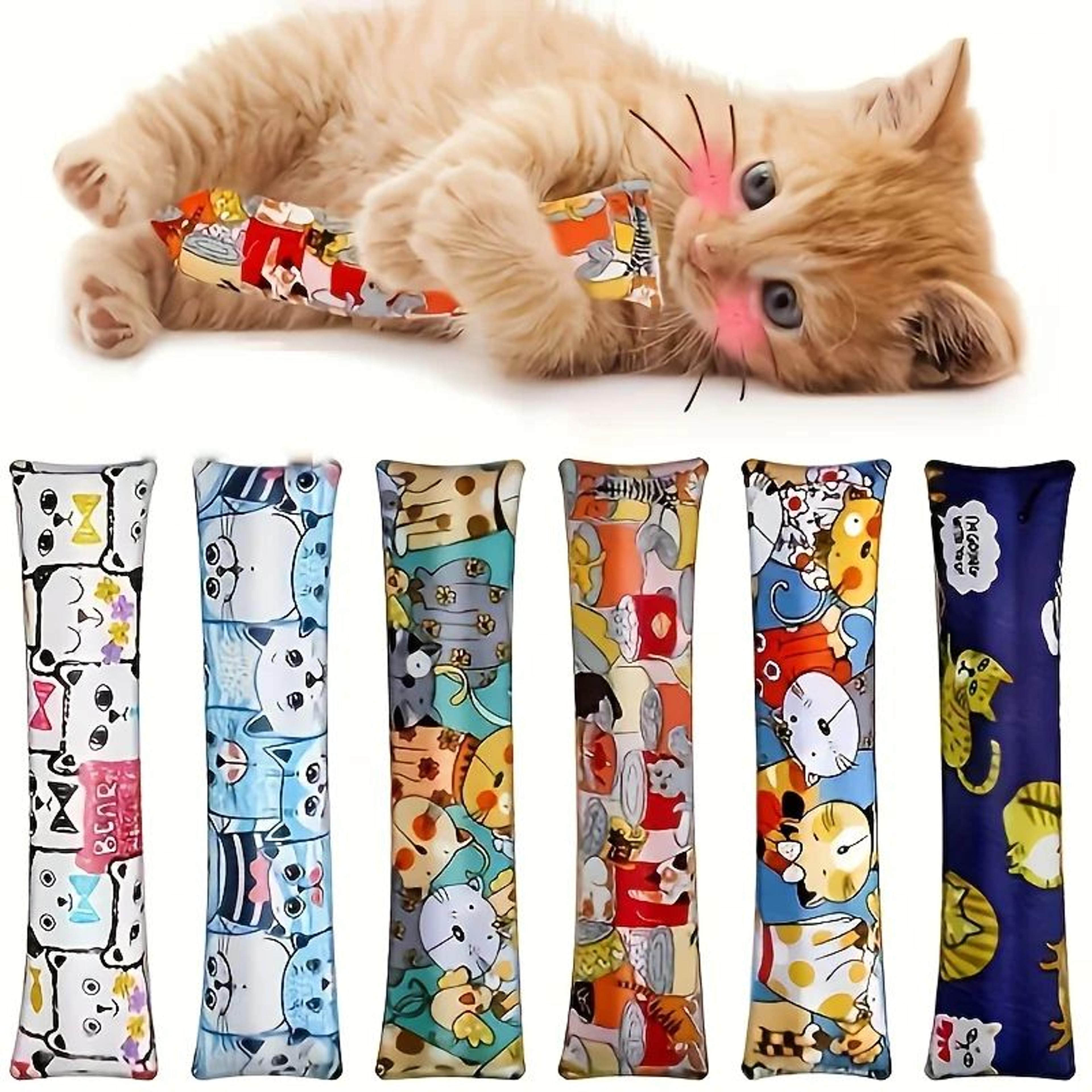 Cat Grass Plush Chew Pillow Interactive Catnip Toy 5