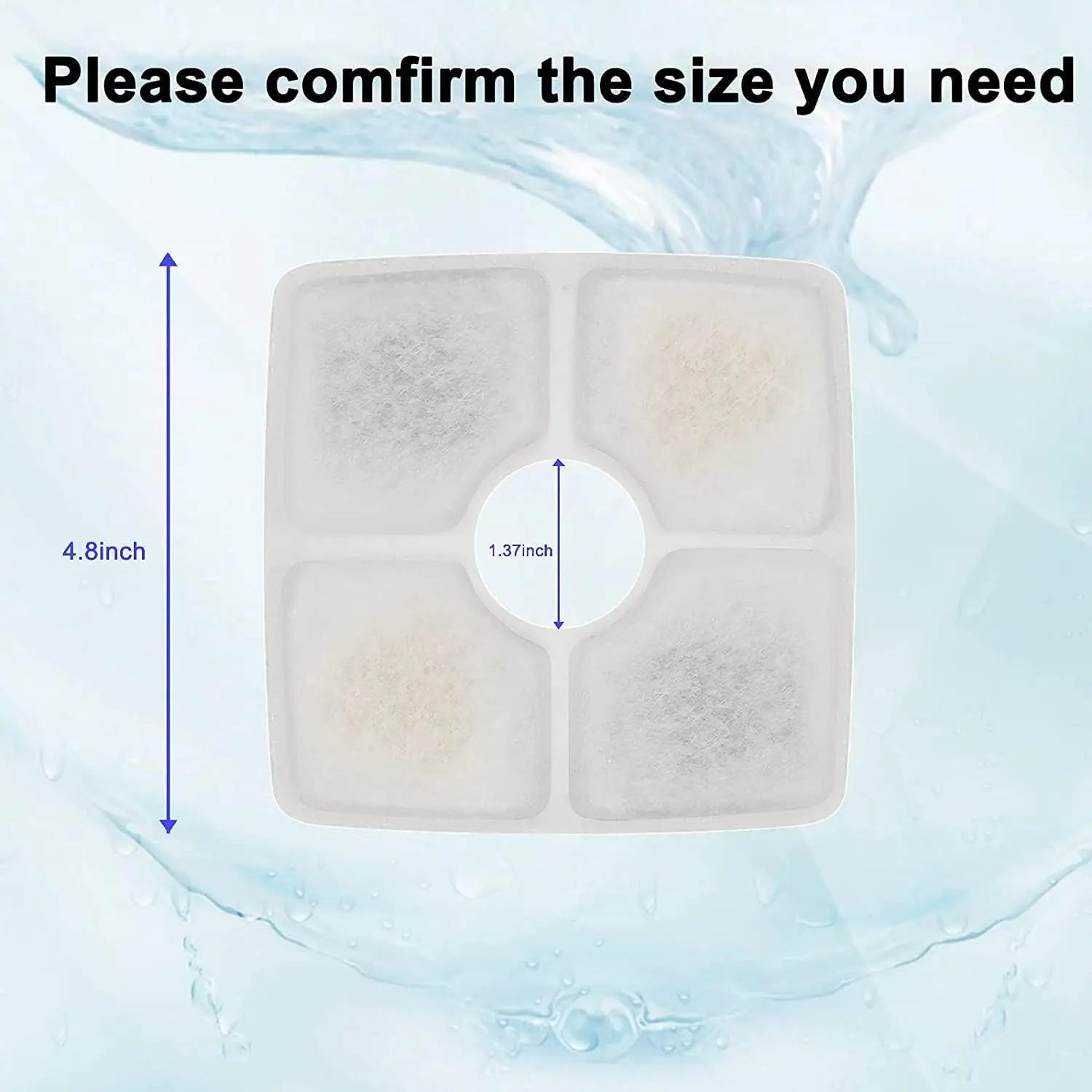 OYES Pet Water Fountain Replacement Filter Pack 4