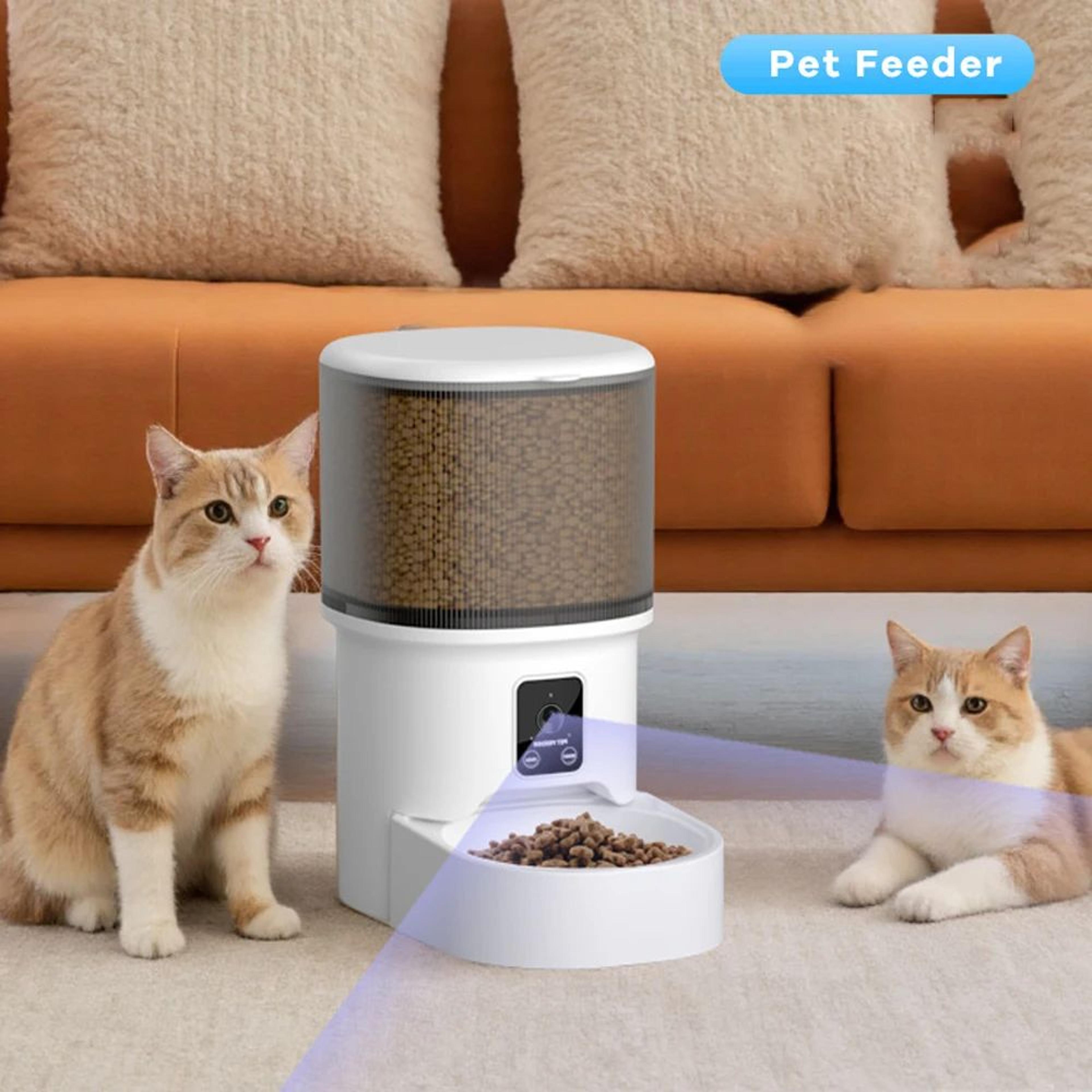 Smart WiFi Video Automatic Pet Feeder Set 4