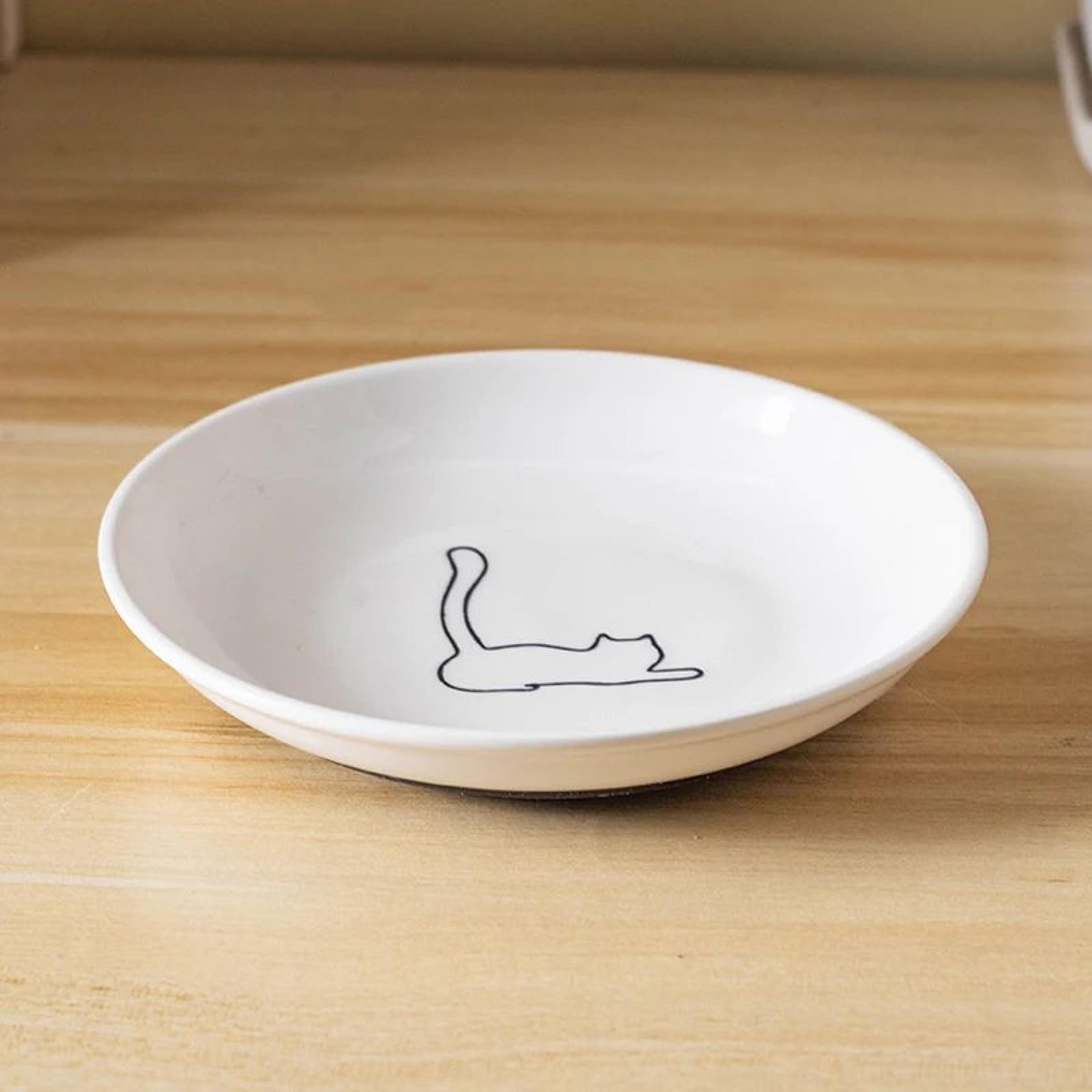Ceramic Anti Slip Kitten Feeding Bowl 11