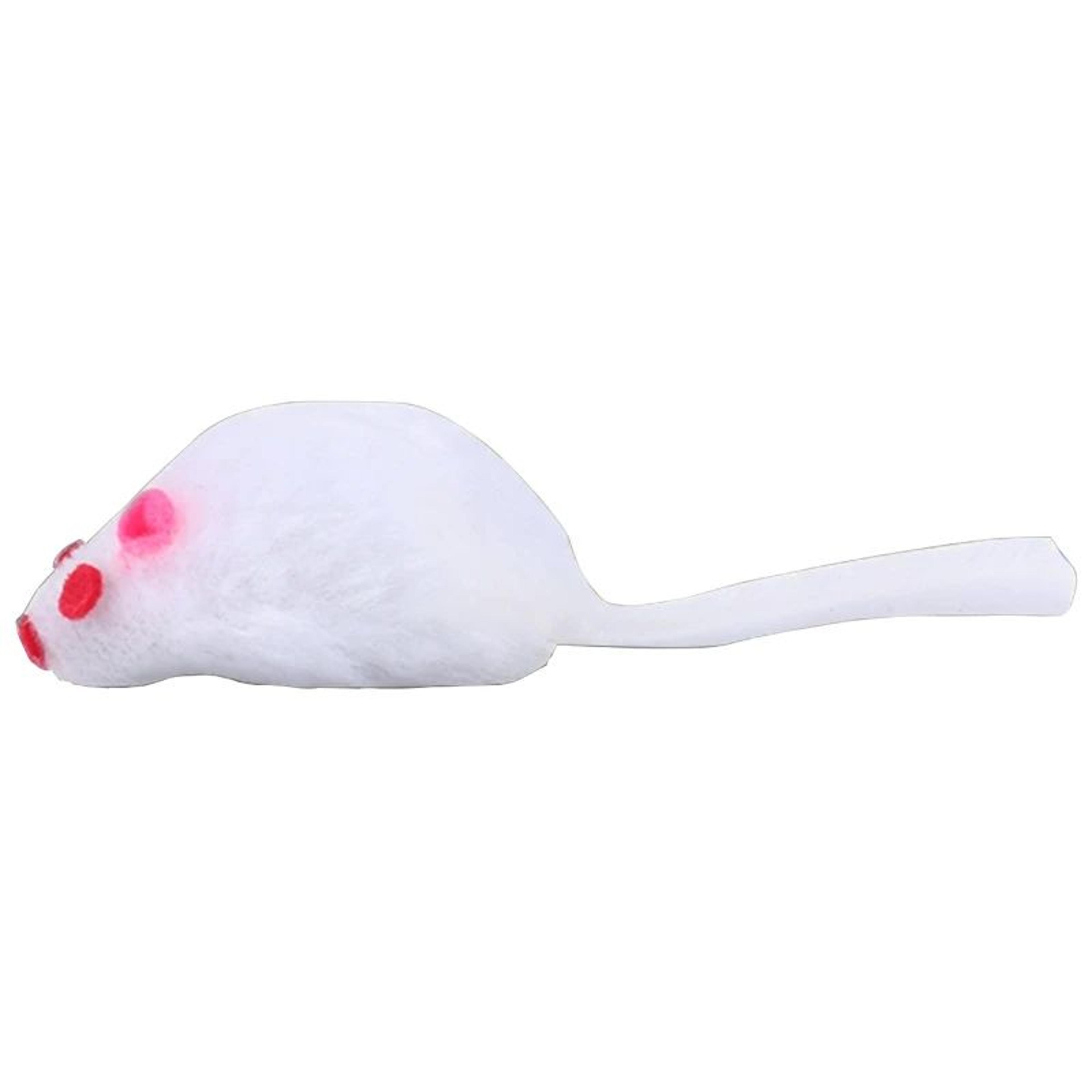 Interactive Plush Mouse Cat Toy With Rattle 6