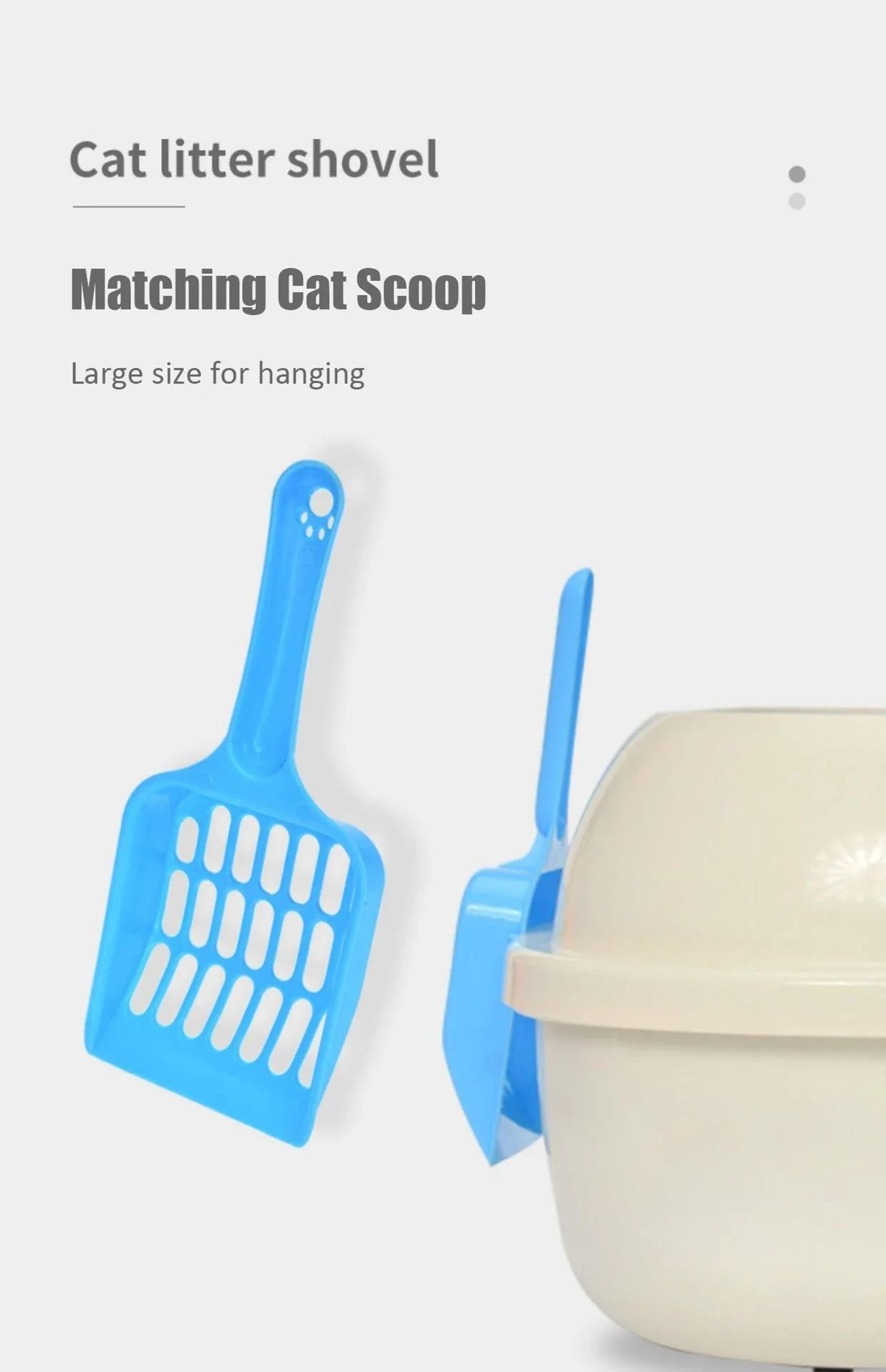 Extra Large Semi Closed Cat Litter Box With Drawer 9