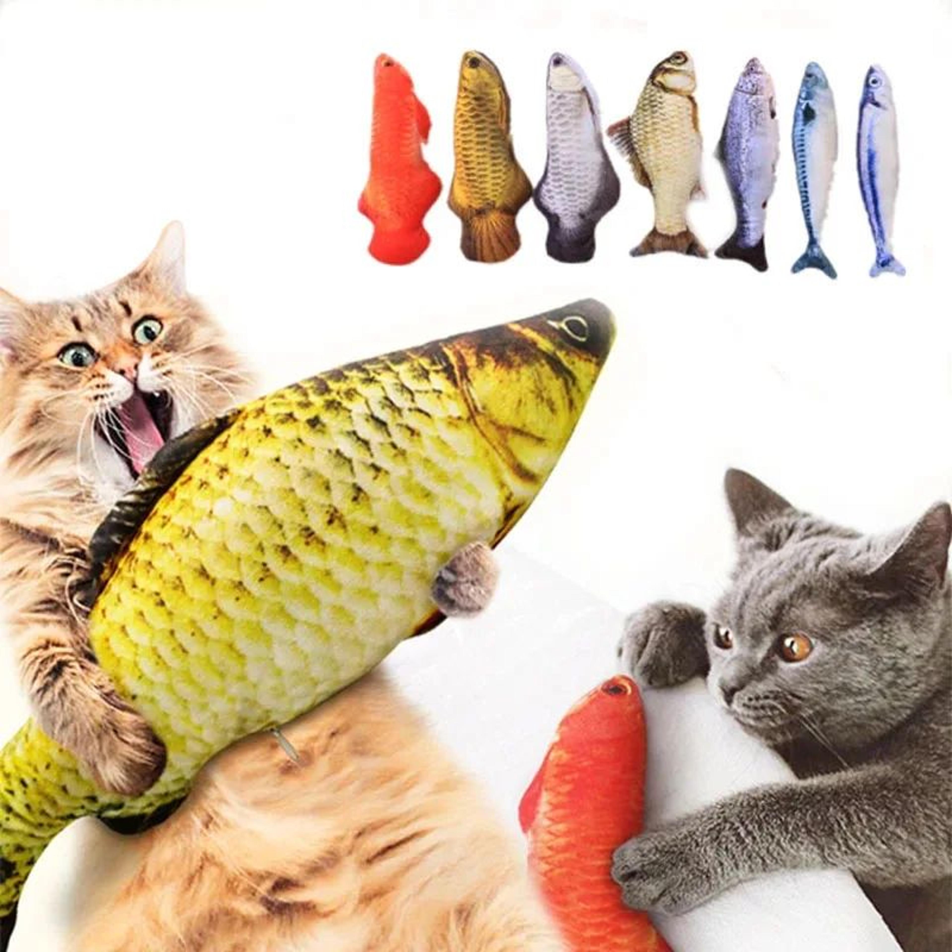 Realistic Fish Catnip Plush Toy For Cats 0