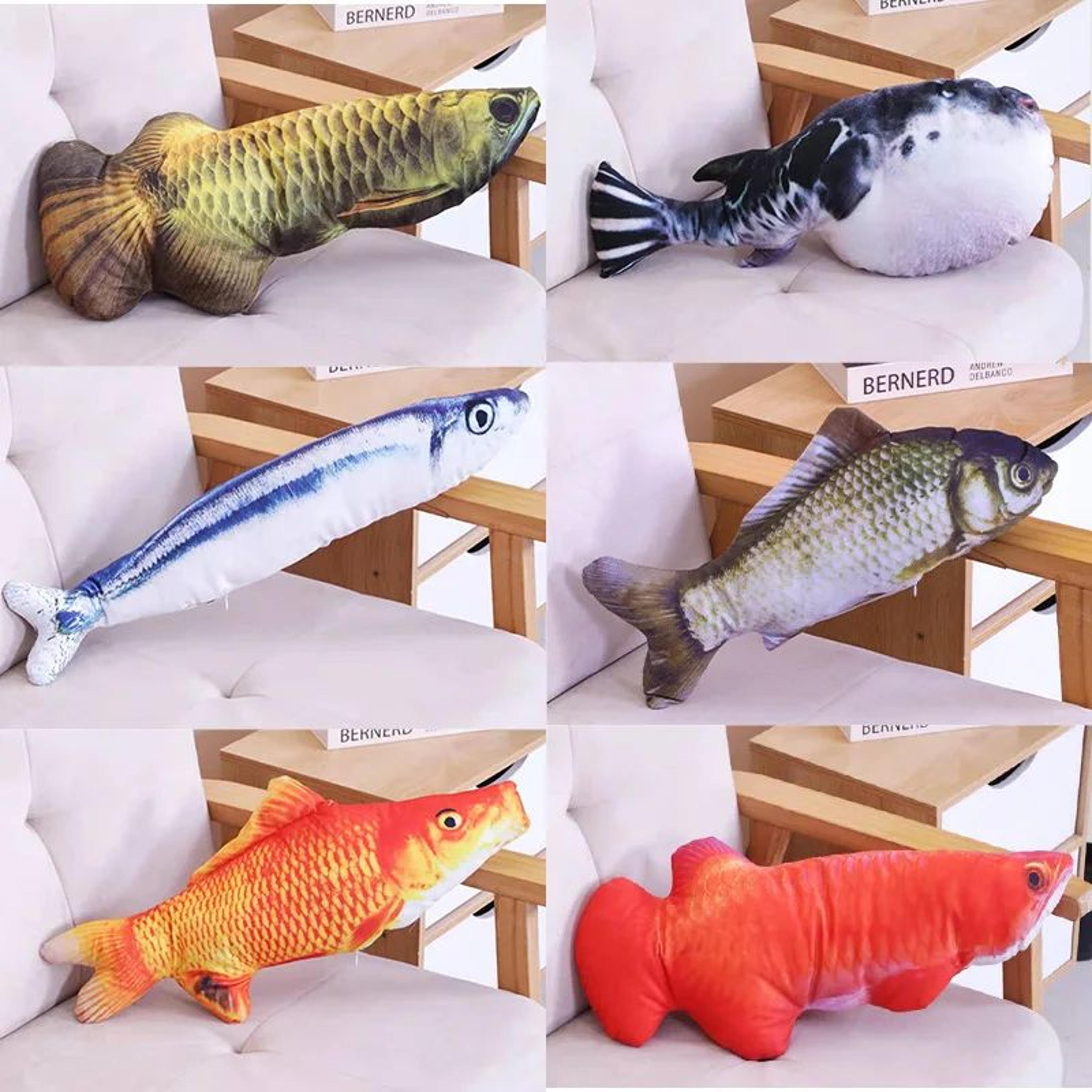 Realistic Fish Catnip Plush Toy For Cats 4