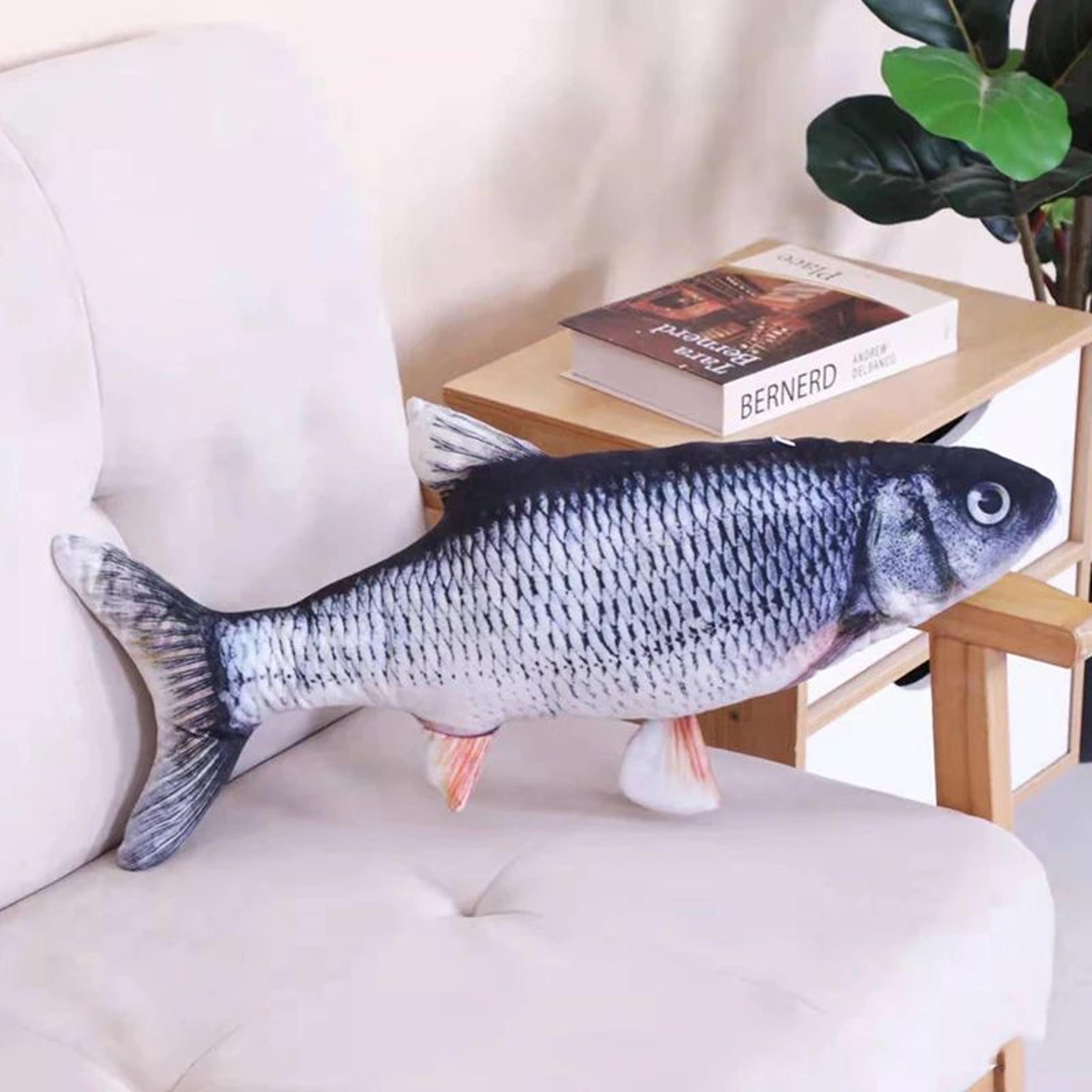 Realistic Fish Catnip Plush Toy For Cats 12
