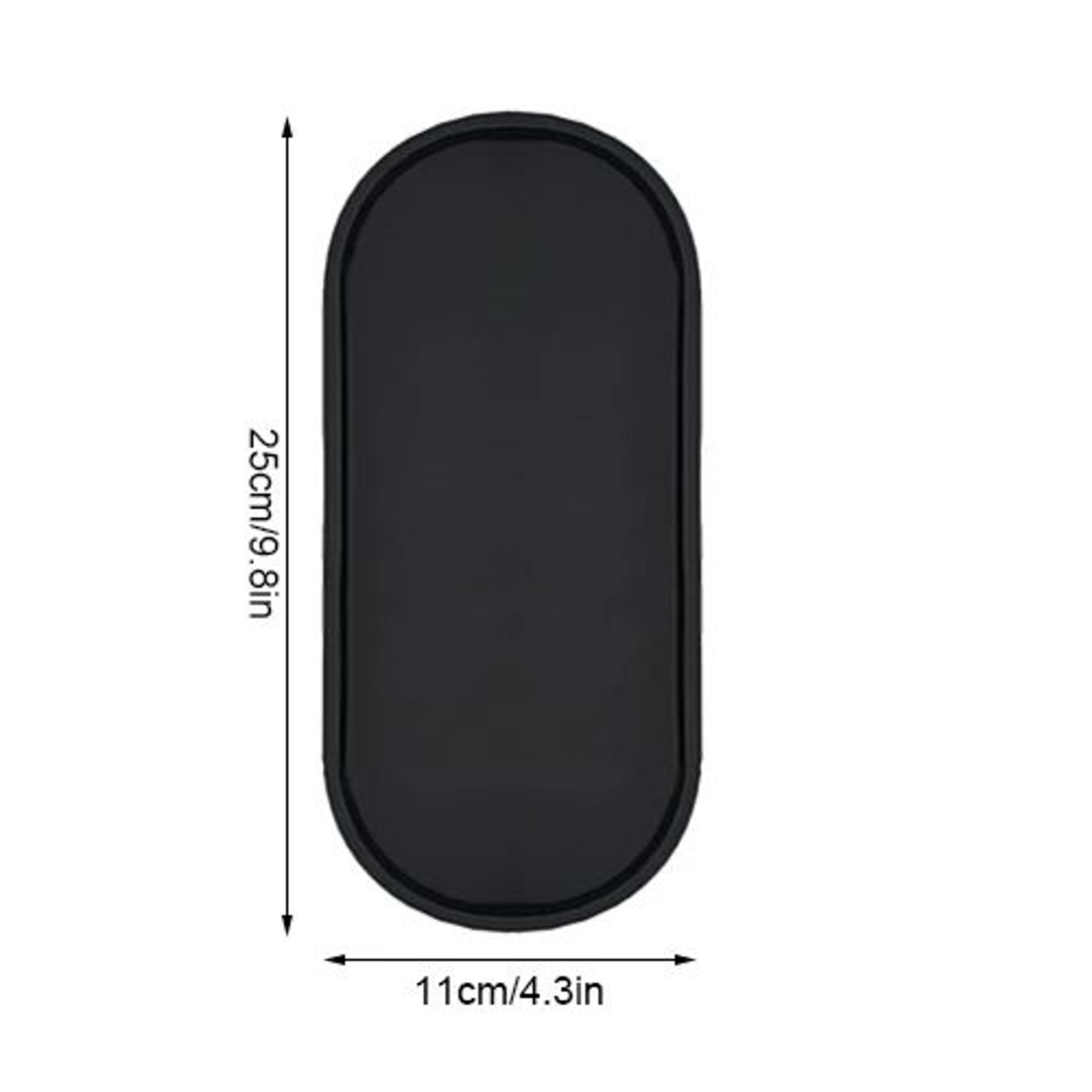 Large Oval Silicone Vanity Organizer Tray 5