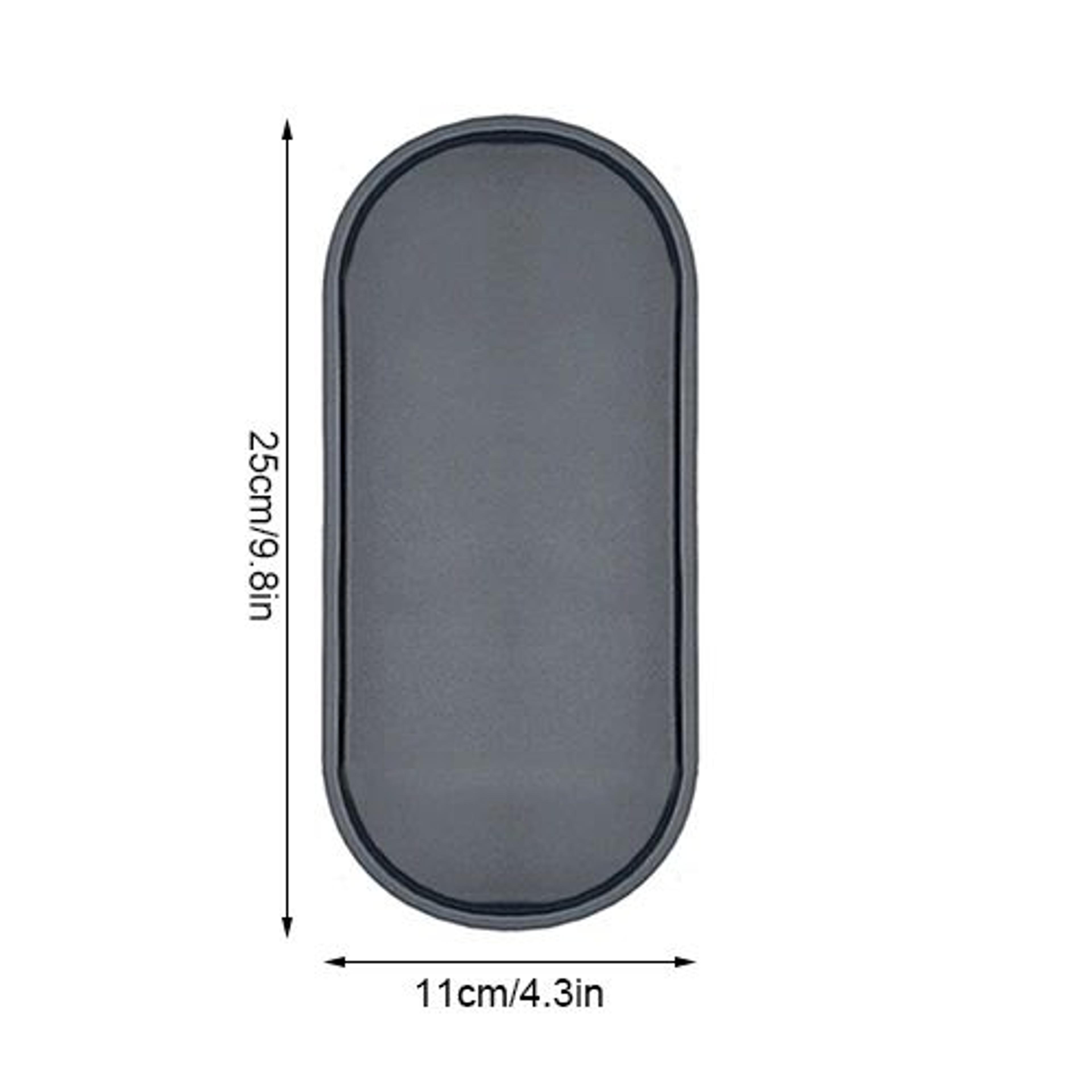Large Oval Silicone Vanity Organizer Tray 7