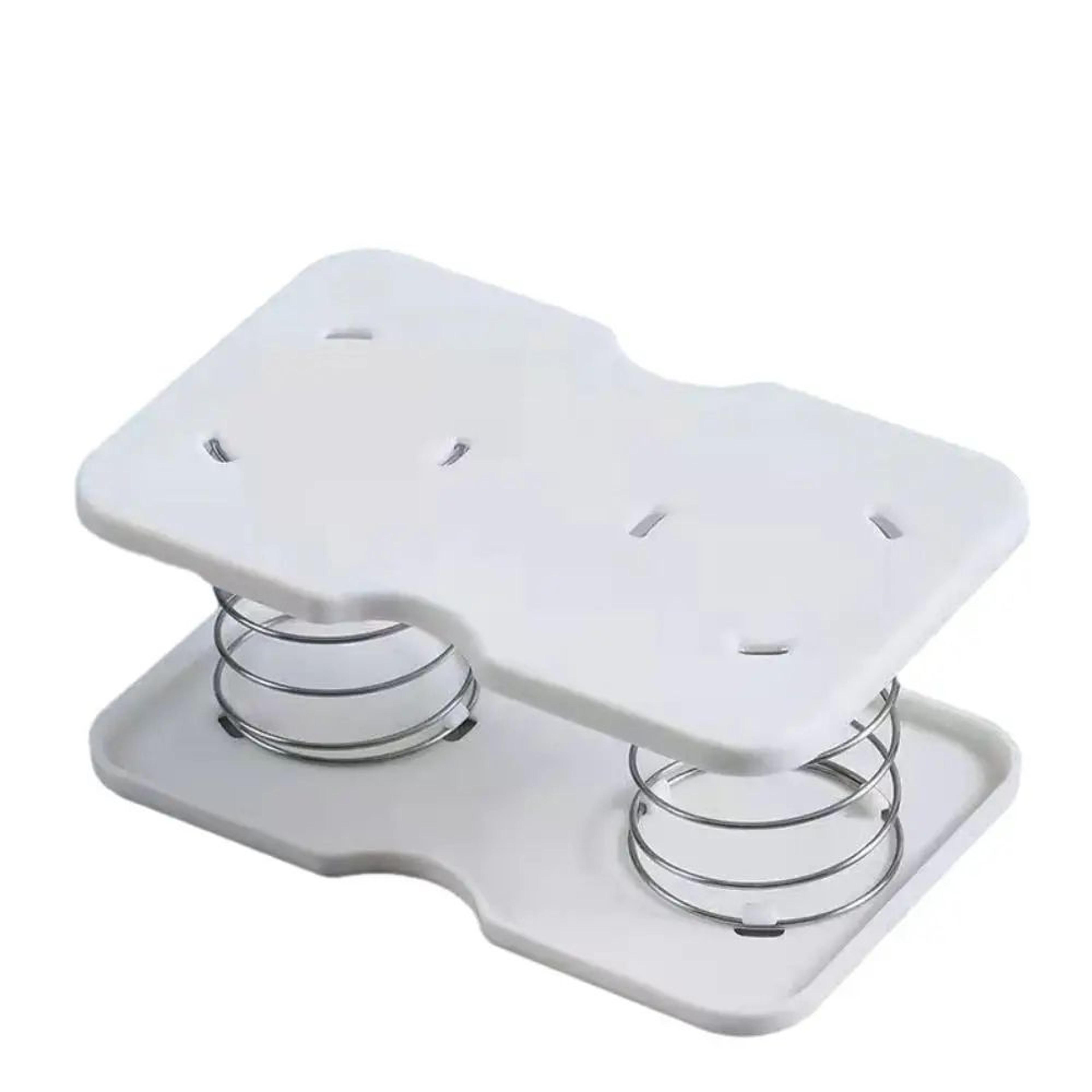 Spring Loaded Paper Towel Tissue Box Holder 6