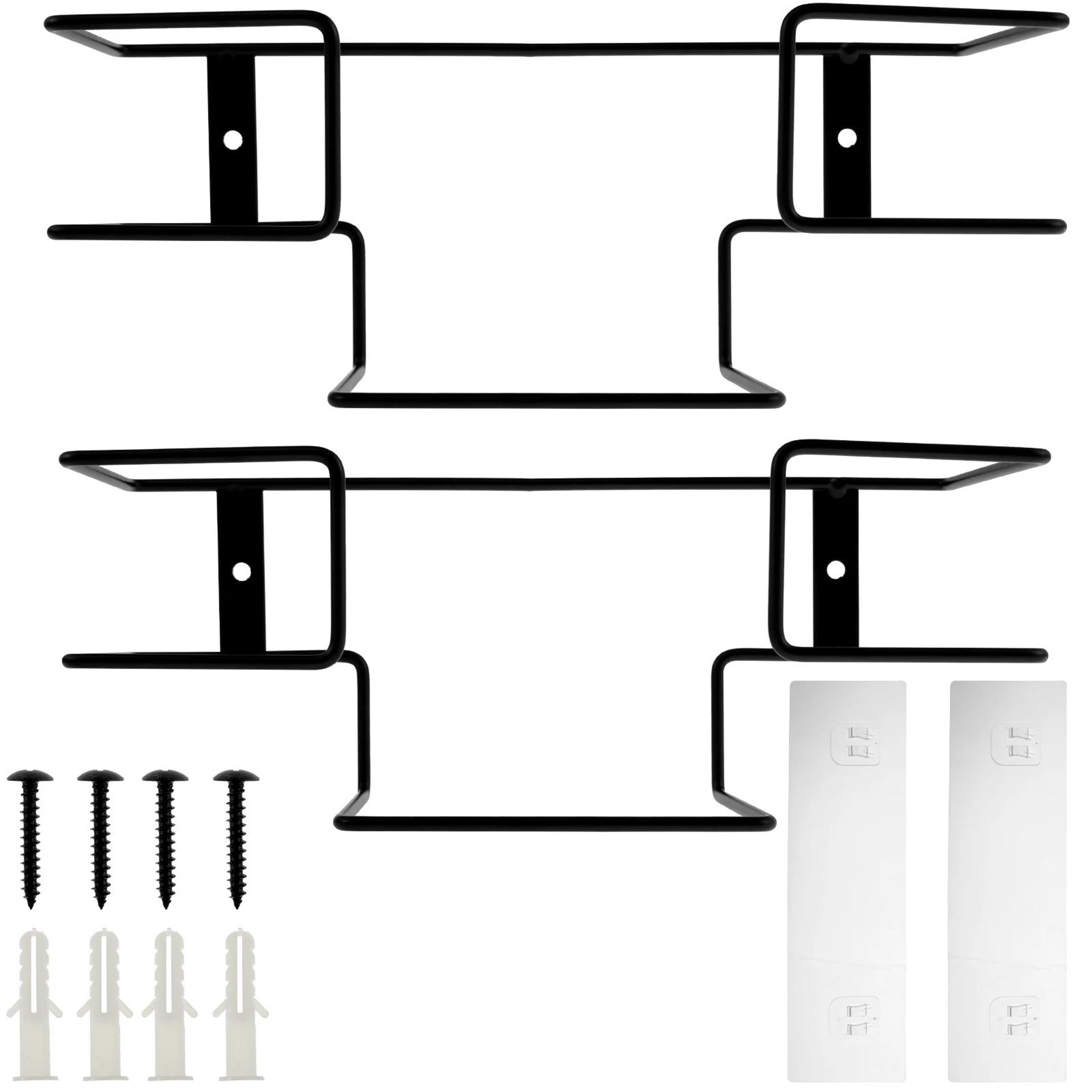 Wall Mounted Iron Glove Box Holder Set 6