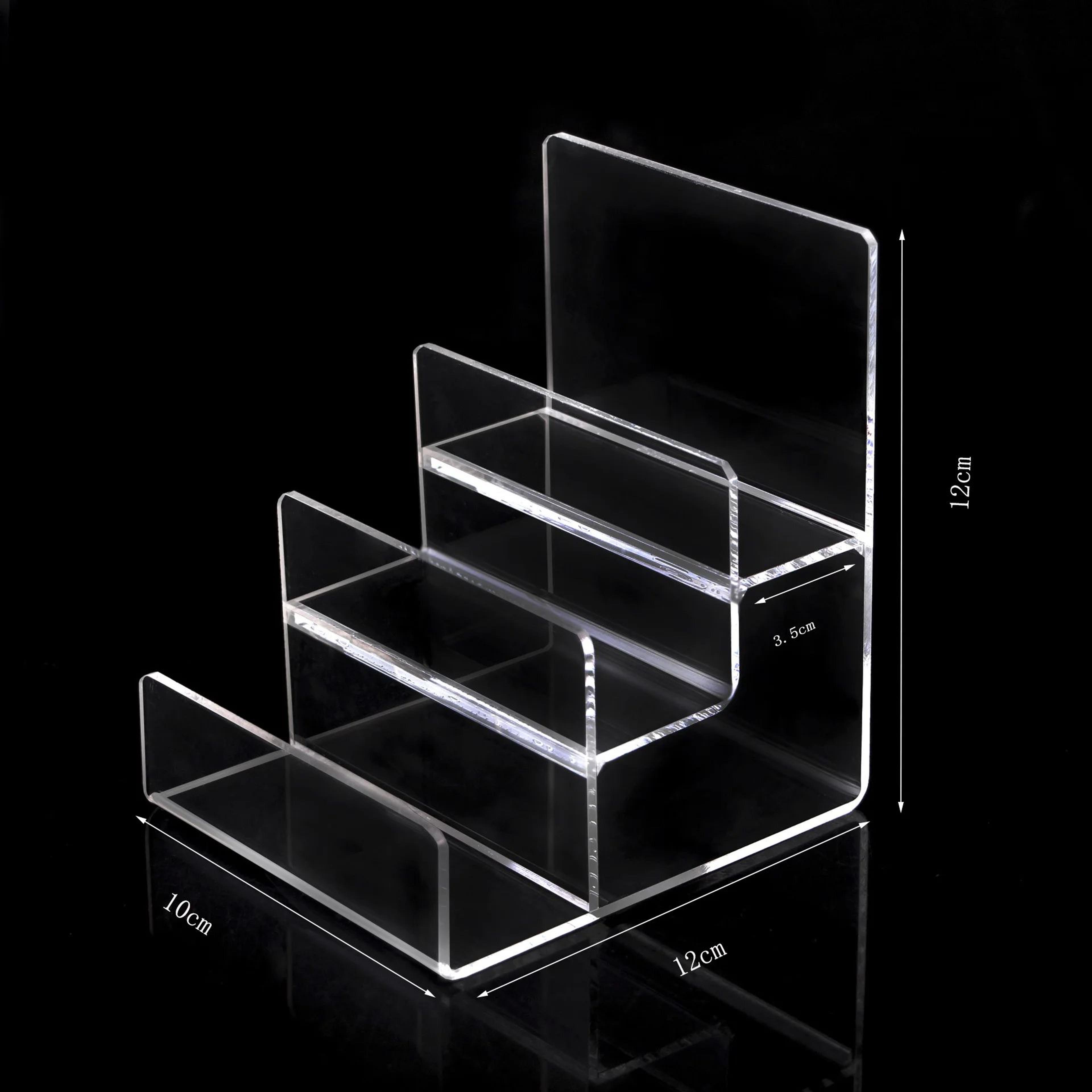 Clear Acrylic Tiered Display Shelf Organizer 11