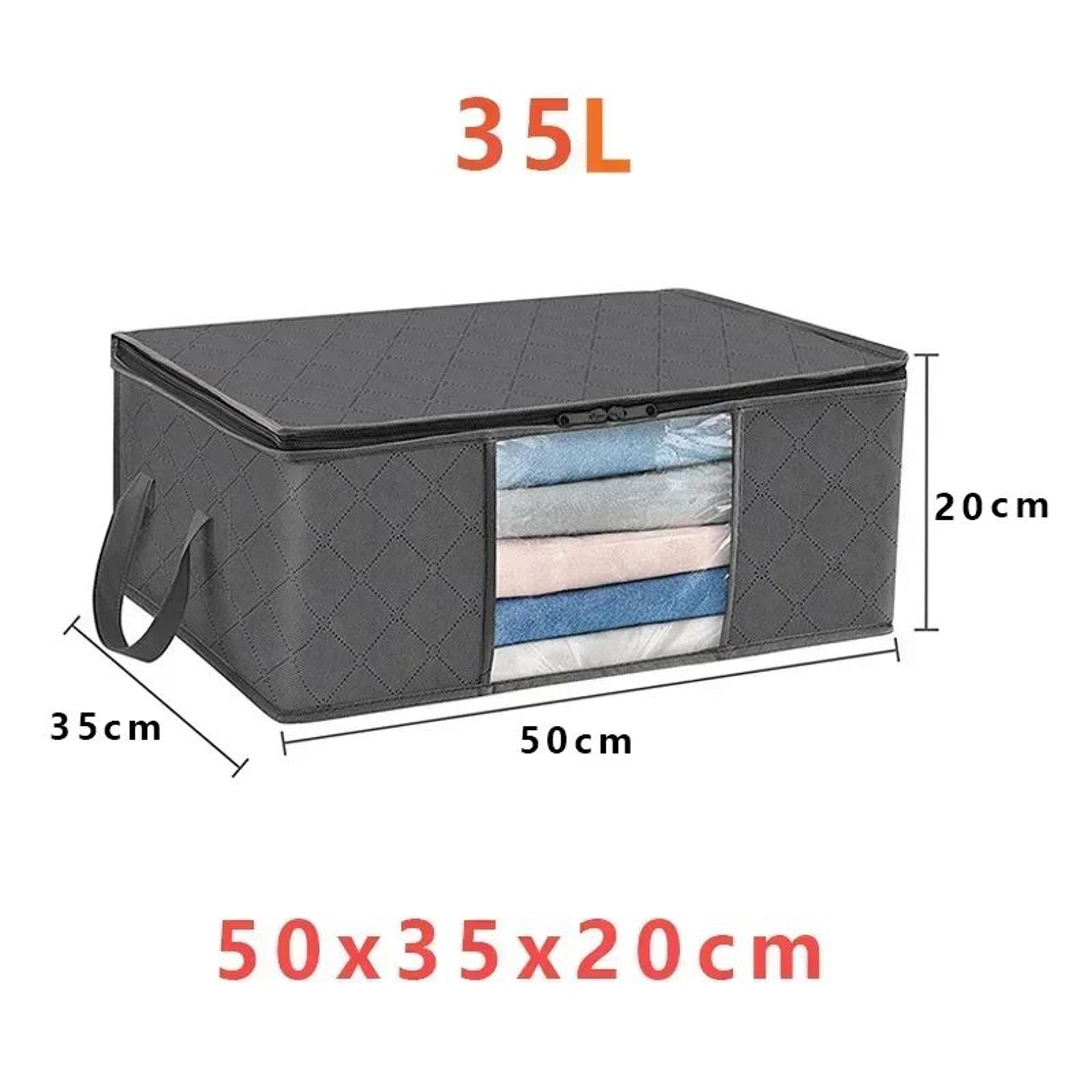 Foldable Large Capacity Clothes And Blanket Storage Bag For Organizing Bedroom Closet Clothing 9