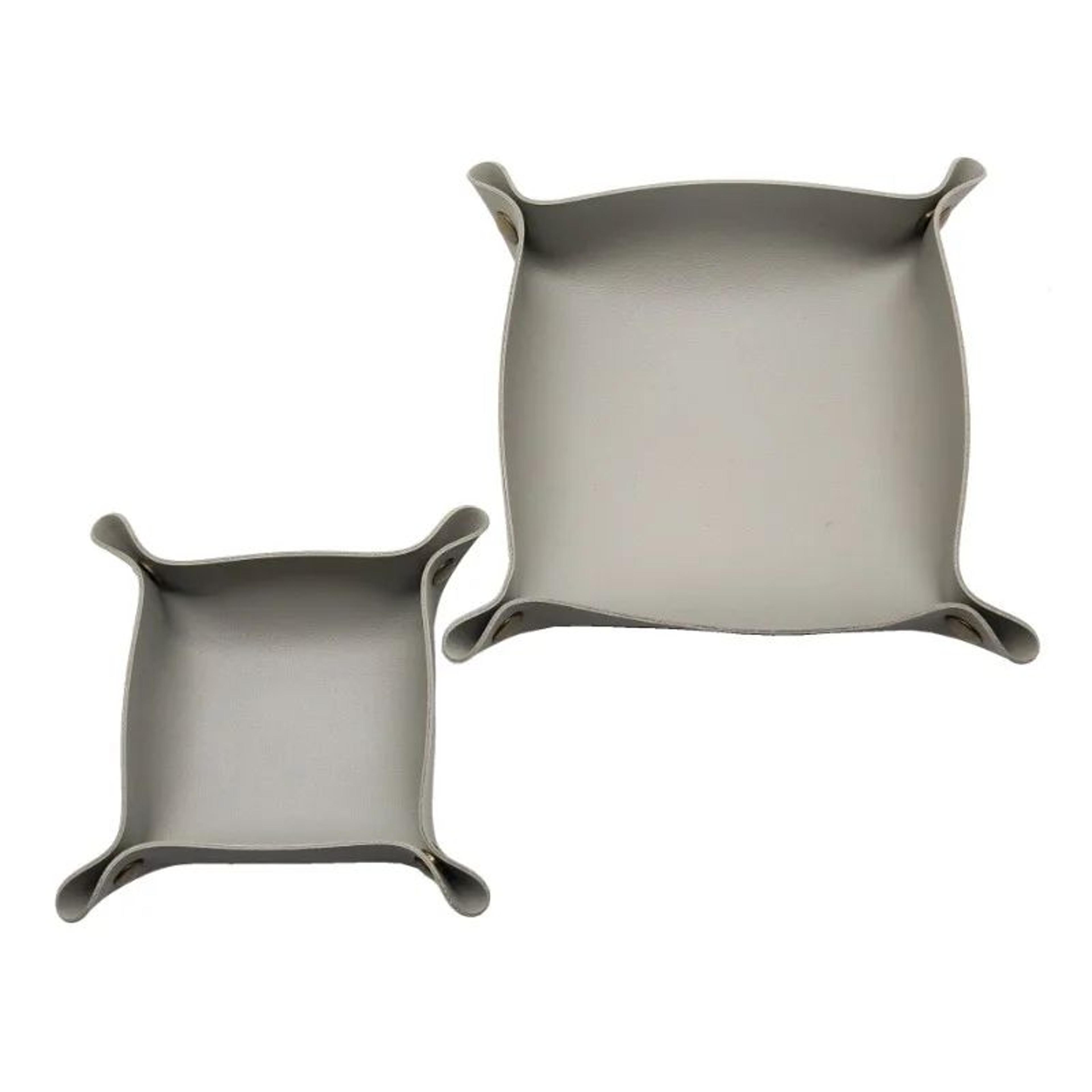 Foldable Leather Storage Tray For Keys And Jewelry 13