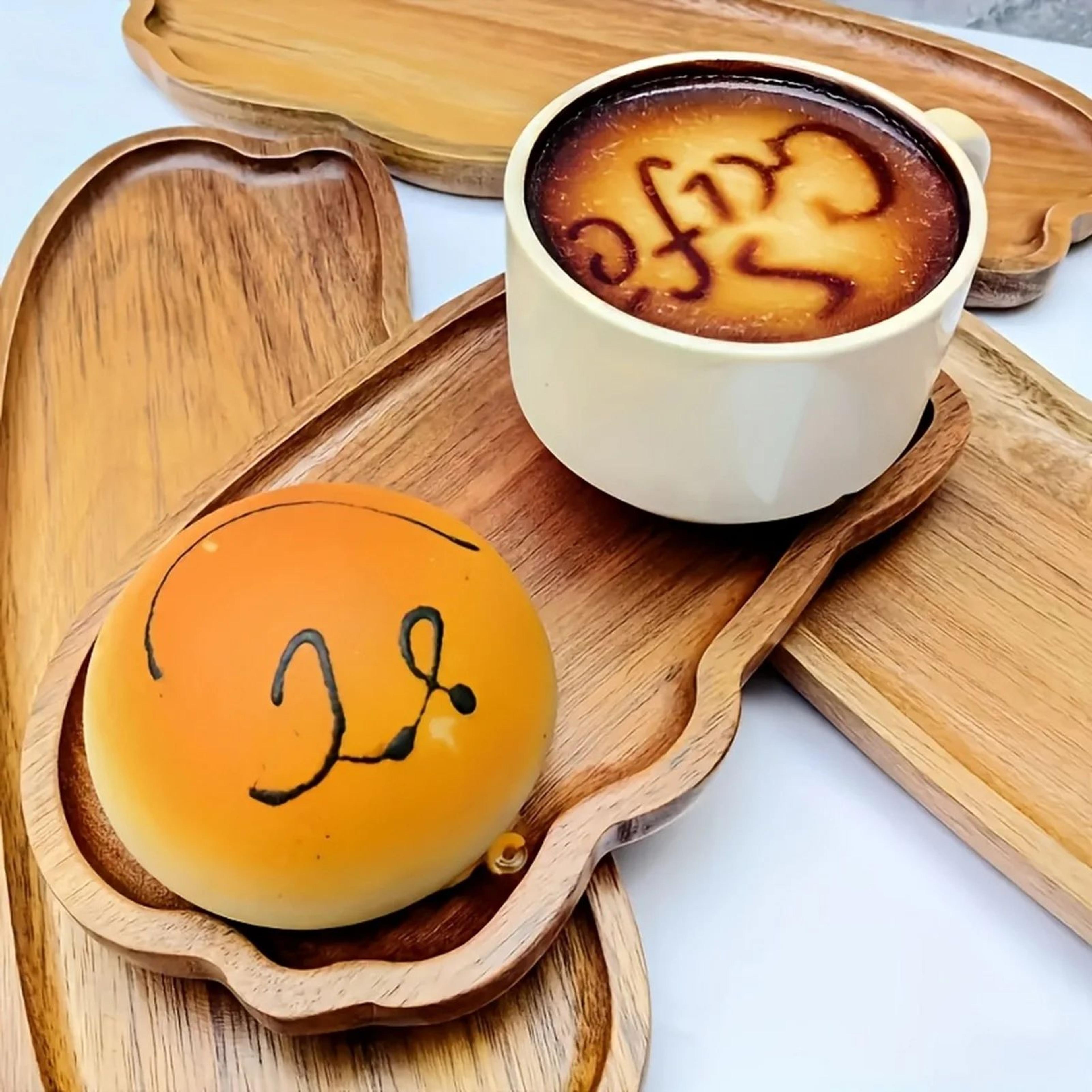 Japanese Style Cloud Shaped Wooden Serving Tray 4