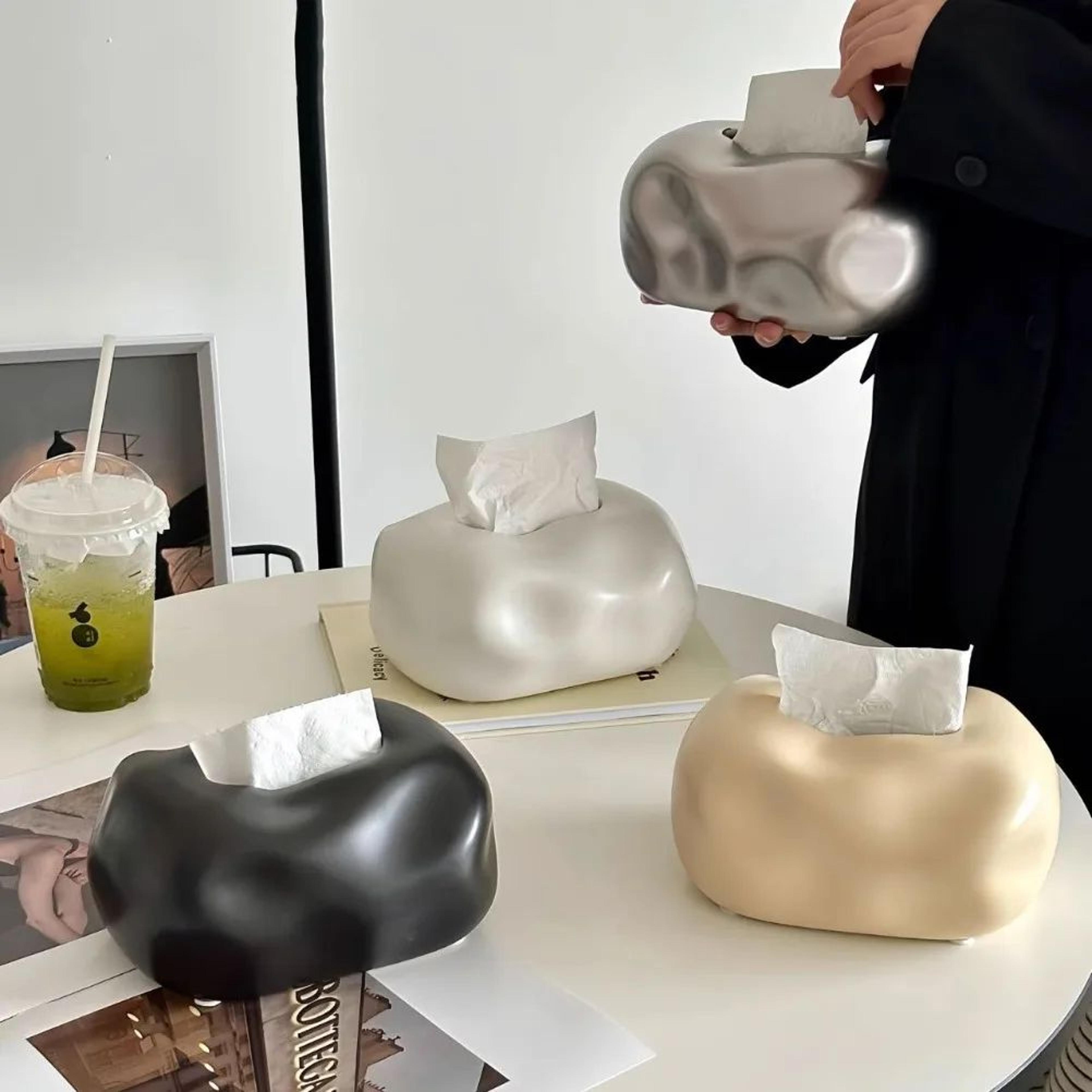 Nordic Ceramic Tissue Box Holder For Living Room And Dining Table 1