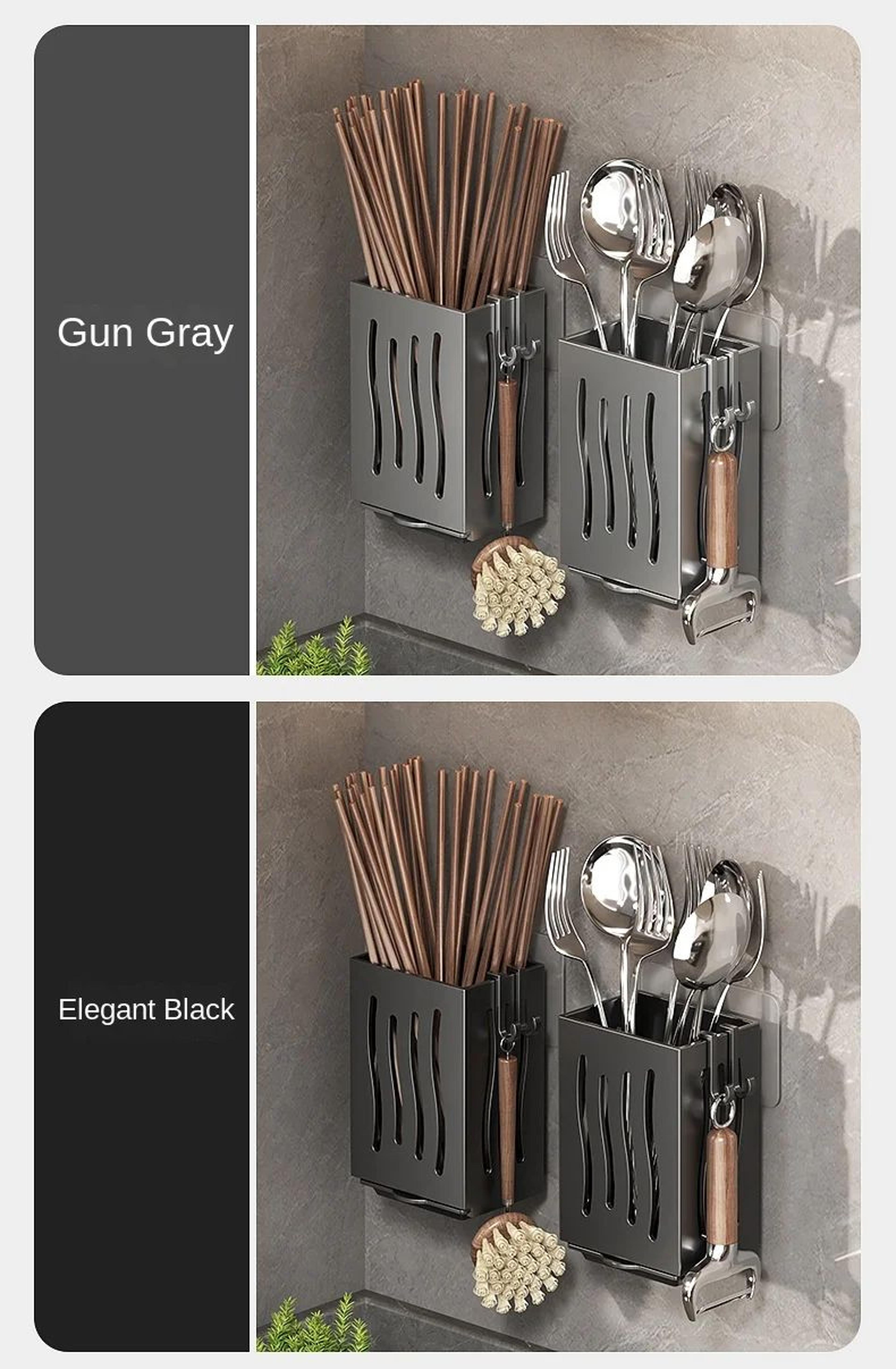Kitchen Cutlery Holder And Tableware Drainer Storage Basket 10