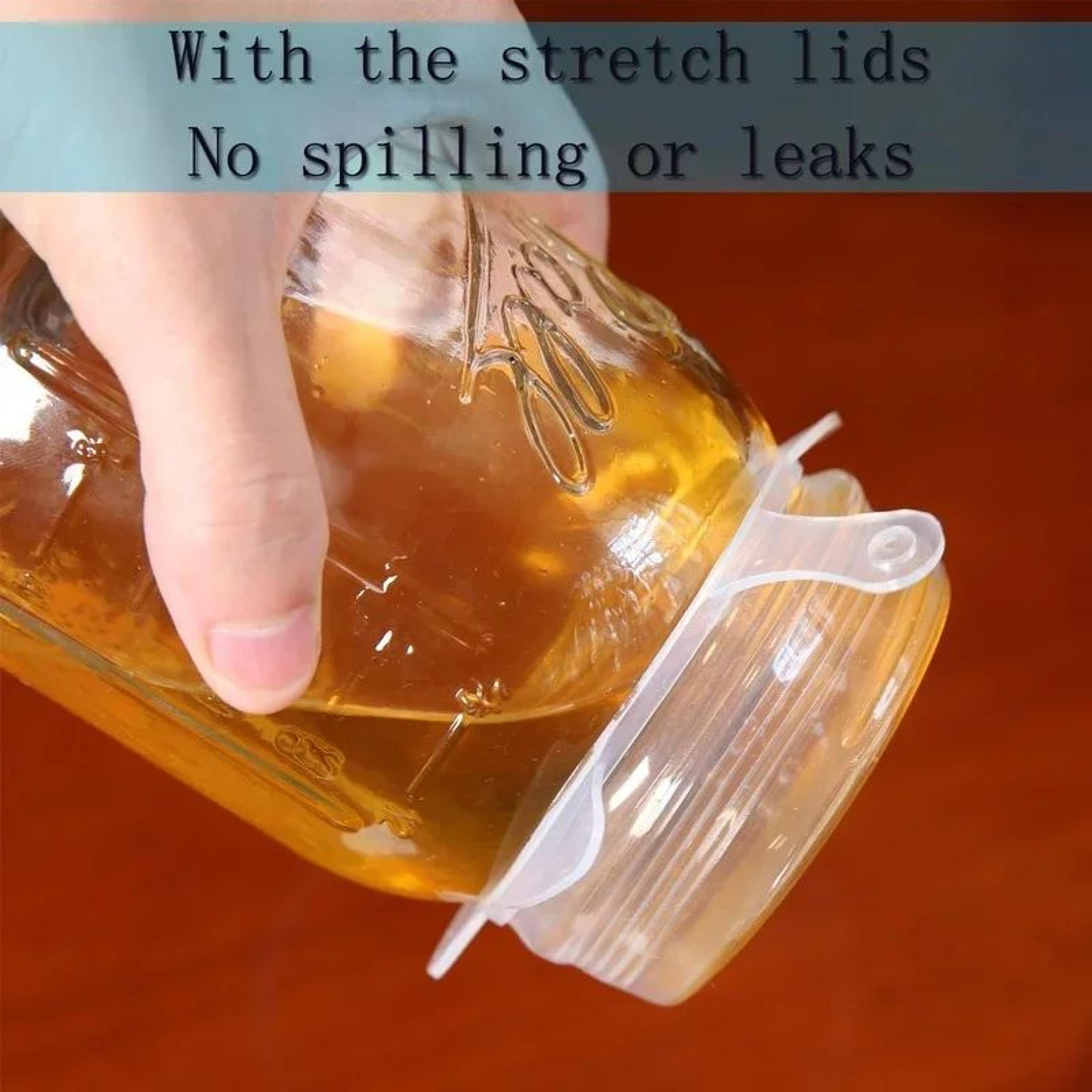 Reusable Silicone Stretch Lids Set For Cups Cans And Mason Jars 1