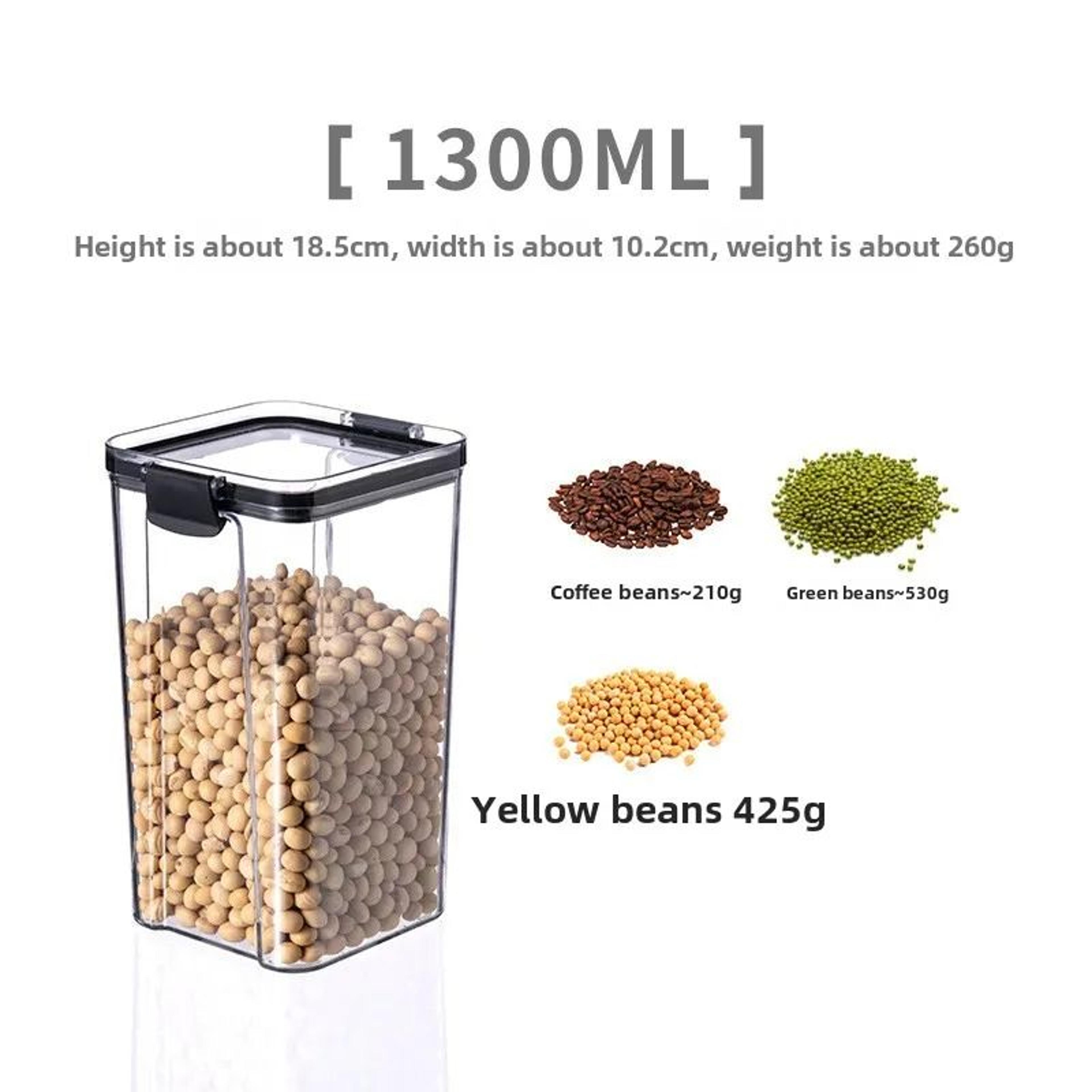 Airtight Transparent Grain Storage Container For Kitchen Pantry 6