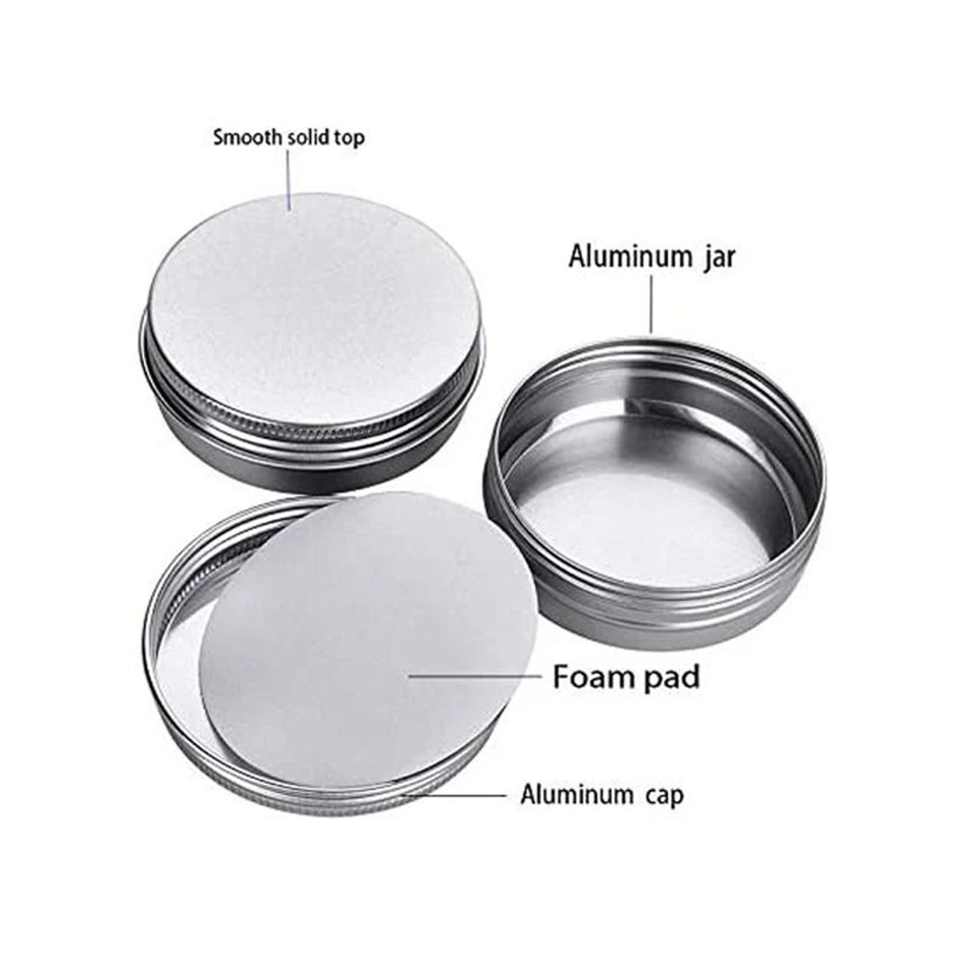 Aluminum Screw Lid Storage Tins Set 3