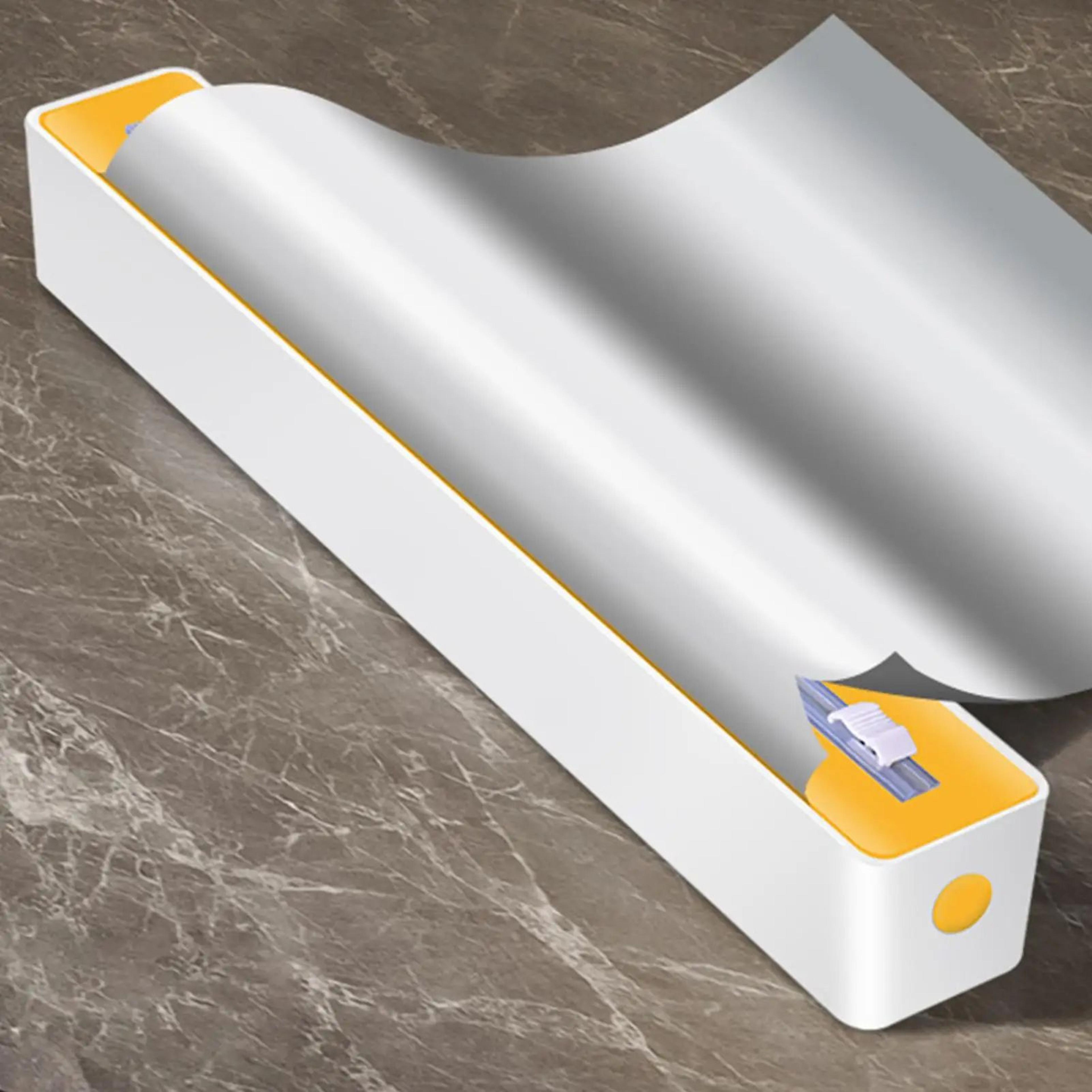 Food Wrap Dispenser With Built In Cutter 2