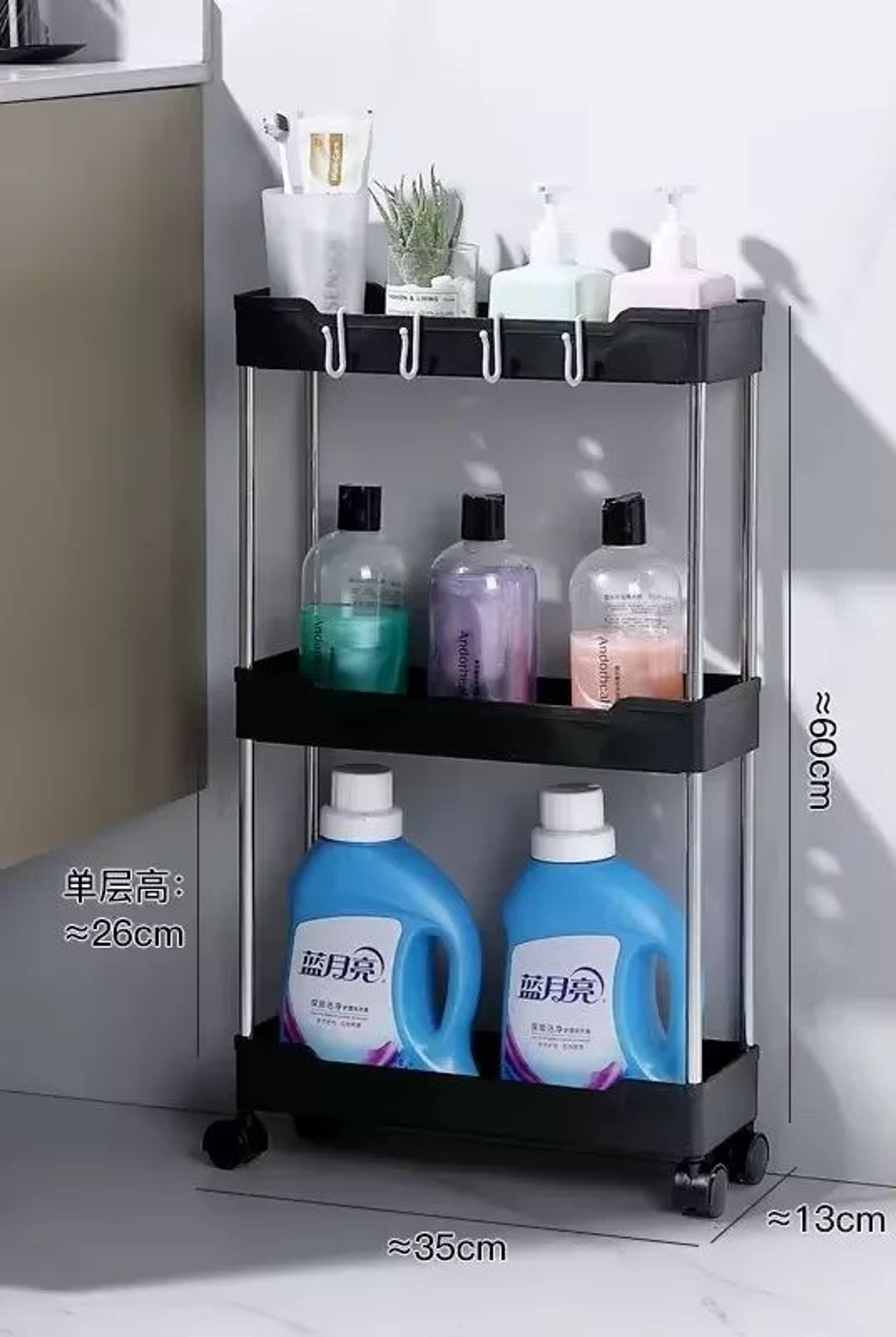 3 Tier Rolling Storage Cart With Wheels 4