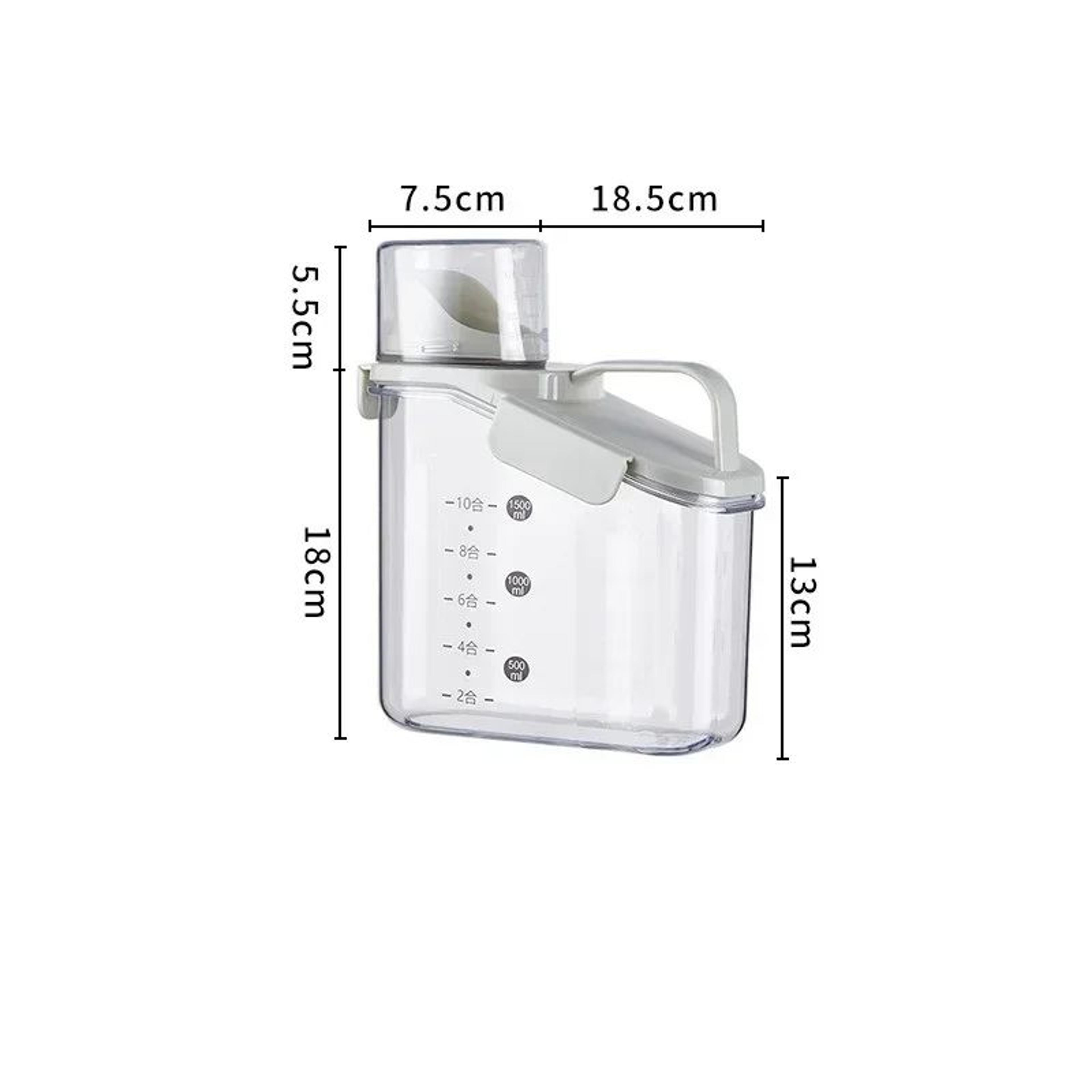 1500ML Airtight Grain Storage Container With Measuring Cup 5