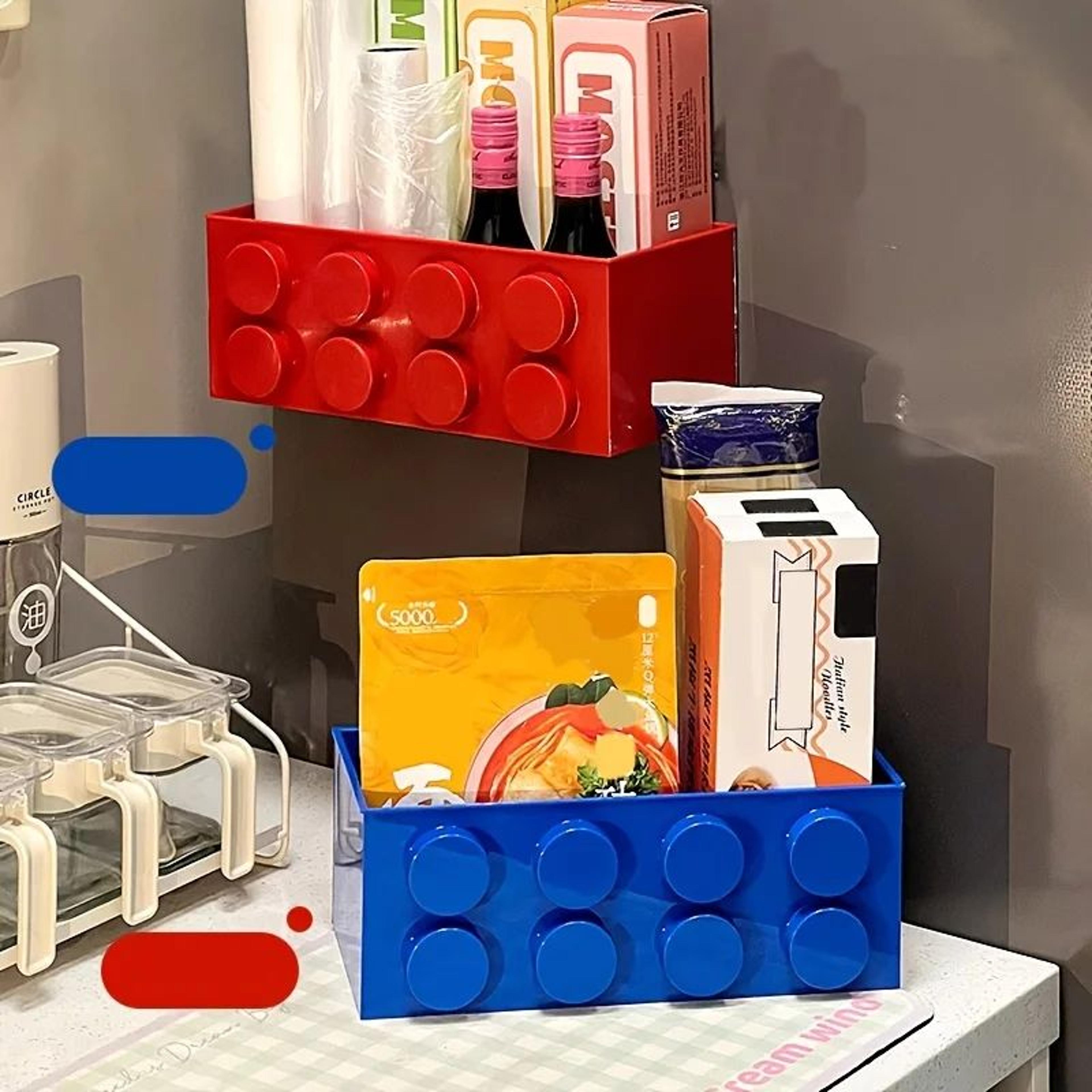Magnetic Refrigerator Storage Box Organizer Rack 4