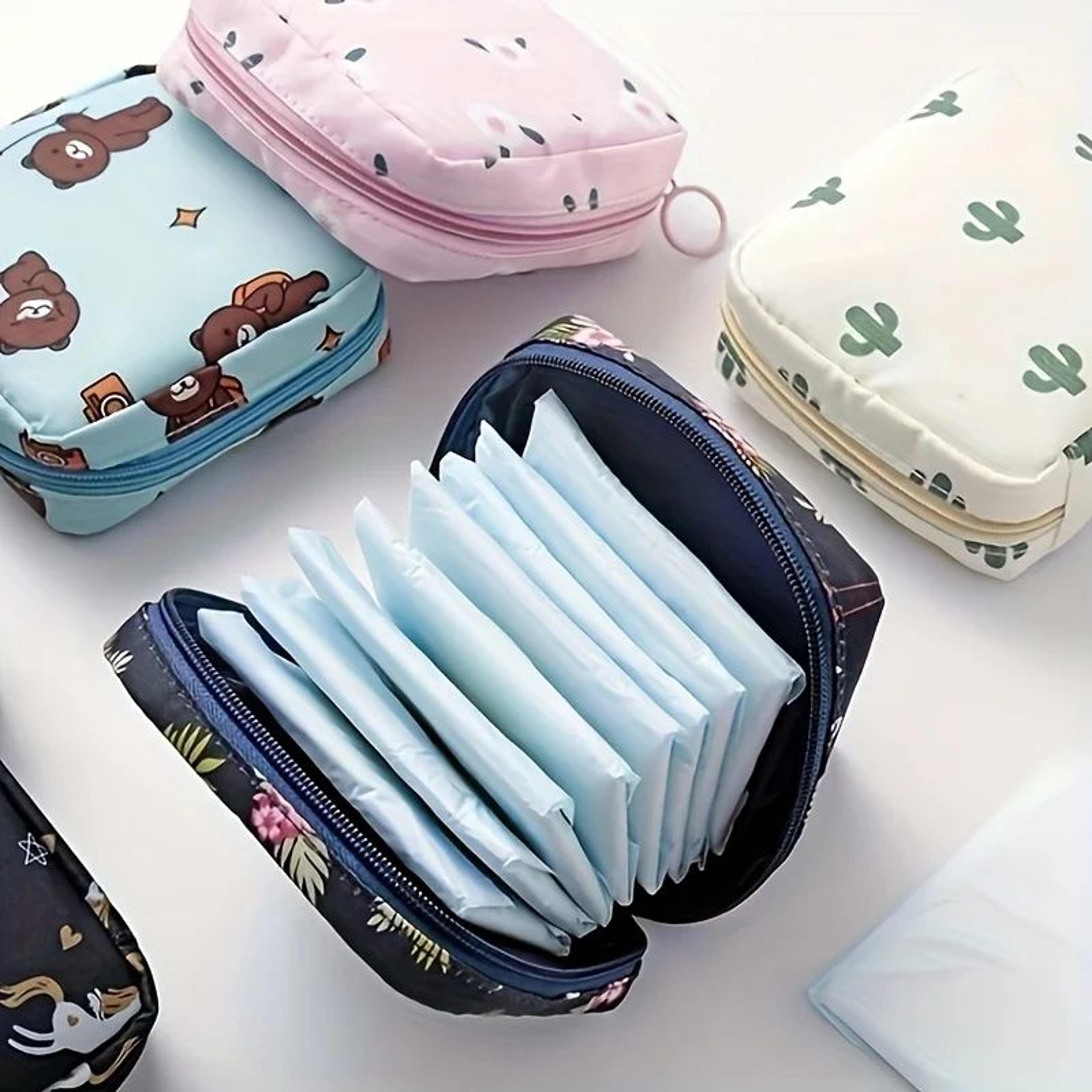 Cute Waterproof Sanitary Pad Storage Pouch 0