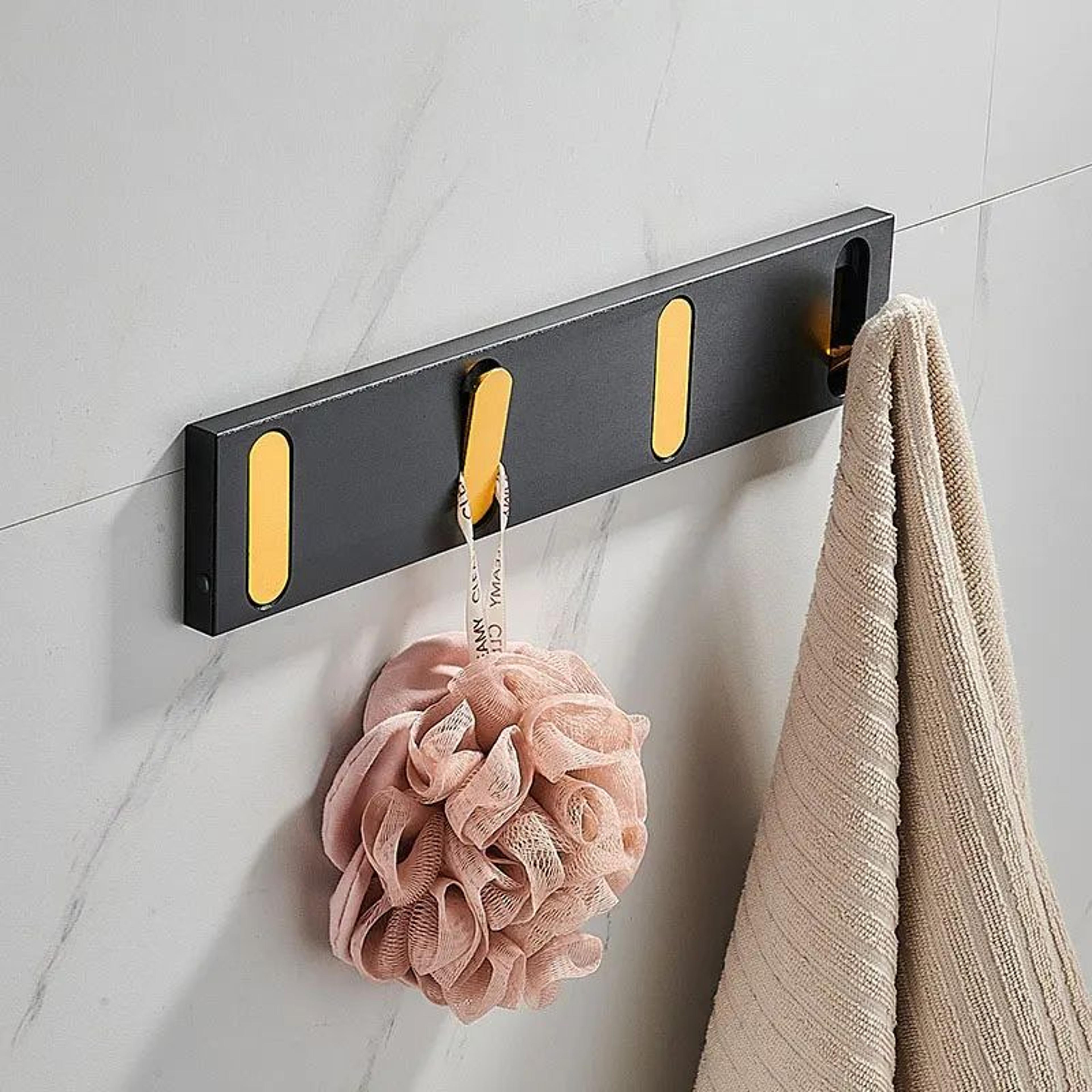 Invisible Folding Wall Hook Rack Organizer 12