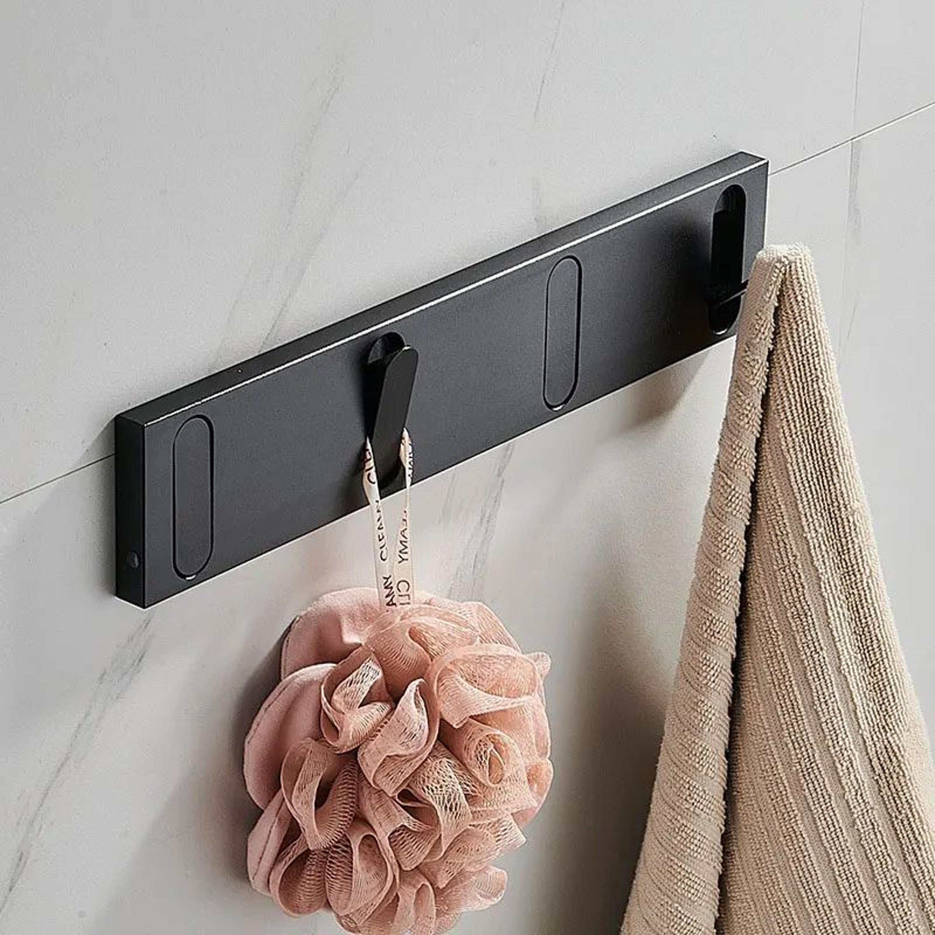 Invisible Folding Wall Hook Rack Organizer 16