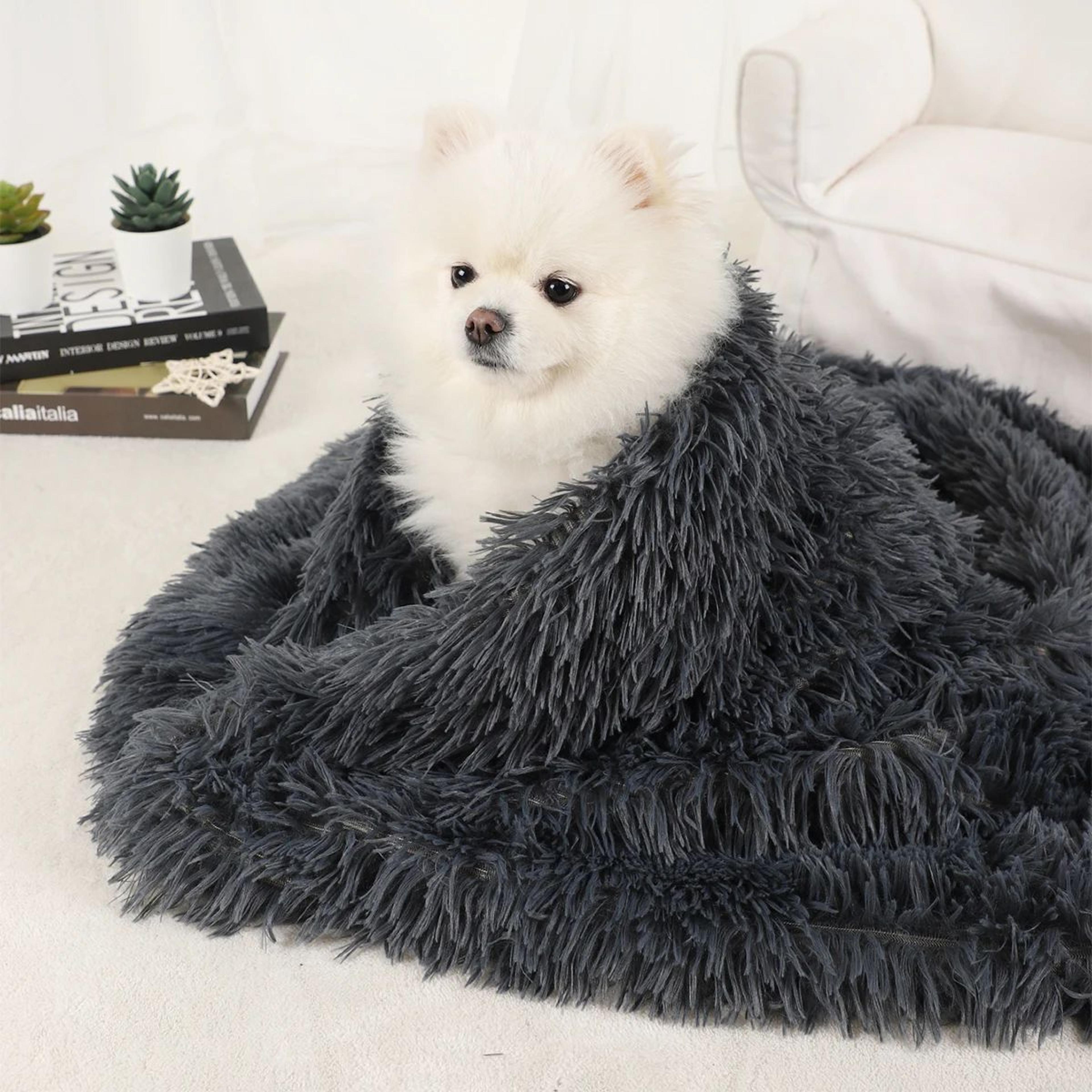 Plush Dog Blanket Bed Washable Pet Sleeping Mat 2