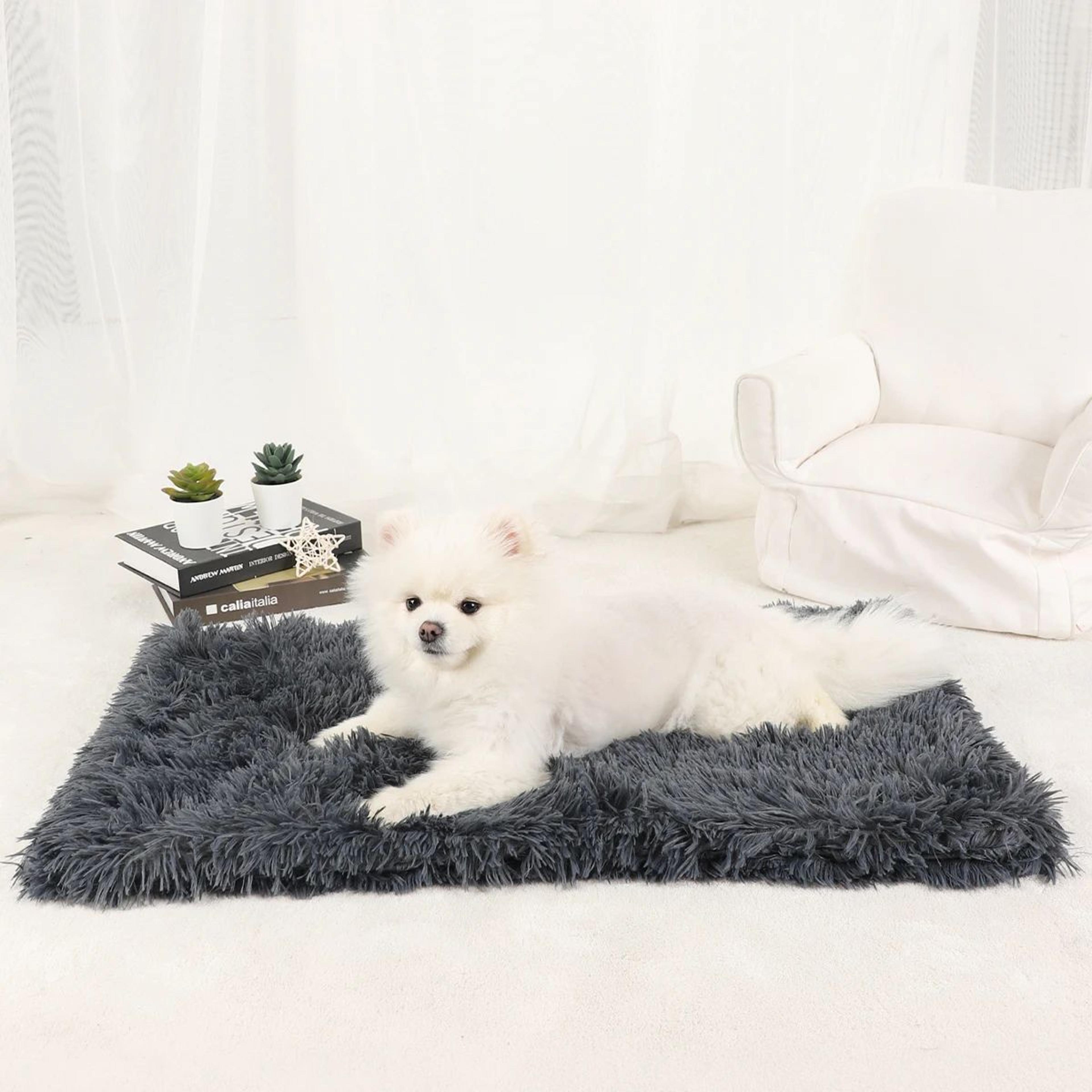 Plush Dog Blanket Bed Washable Pet Sleeping Mat 7