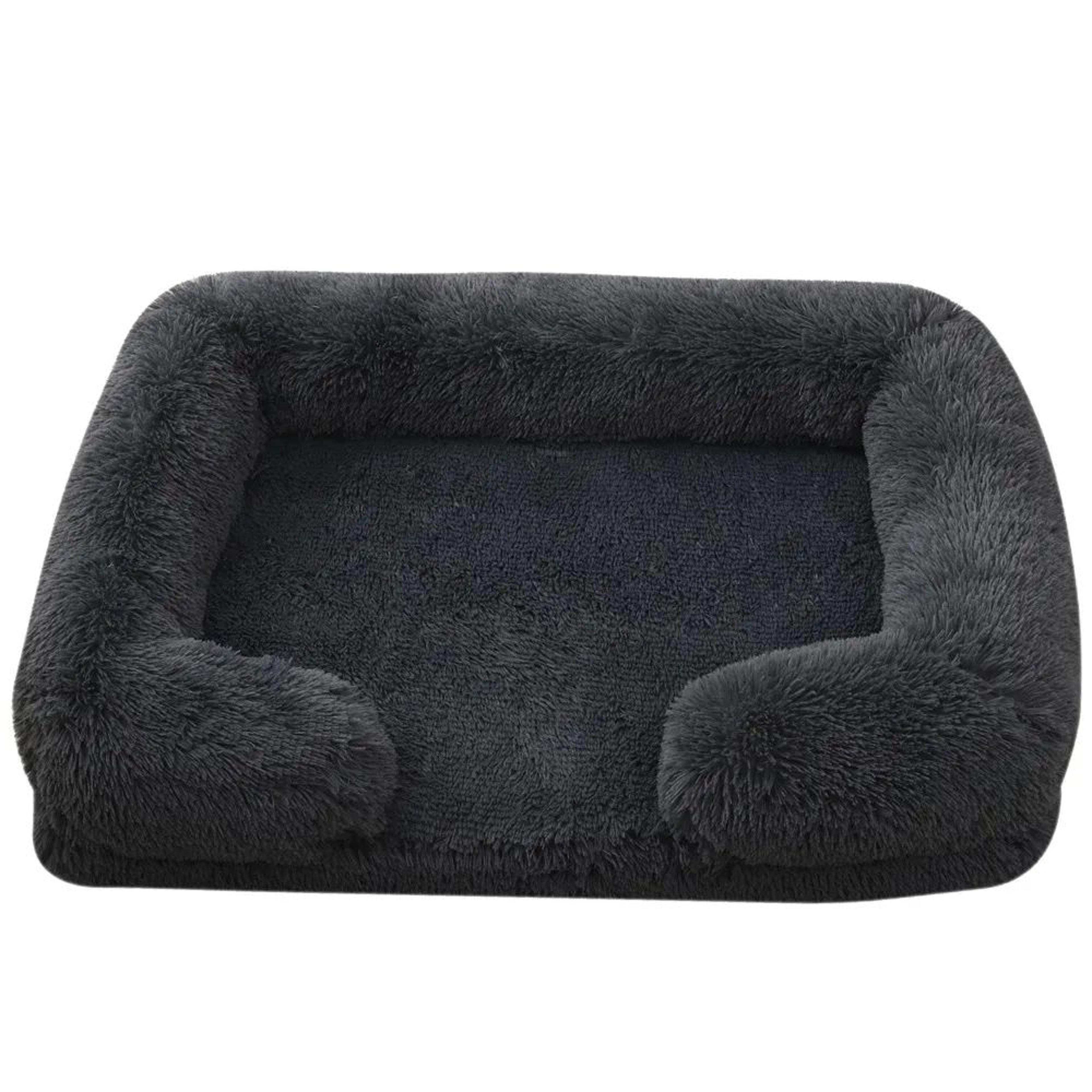 Winter Warm Dog Bed Plush Pet Sofa Basket 7