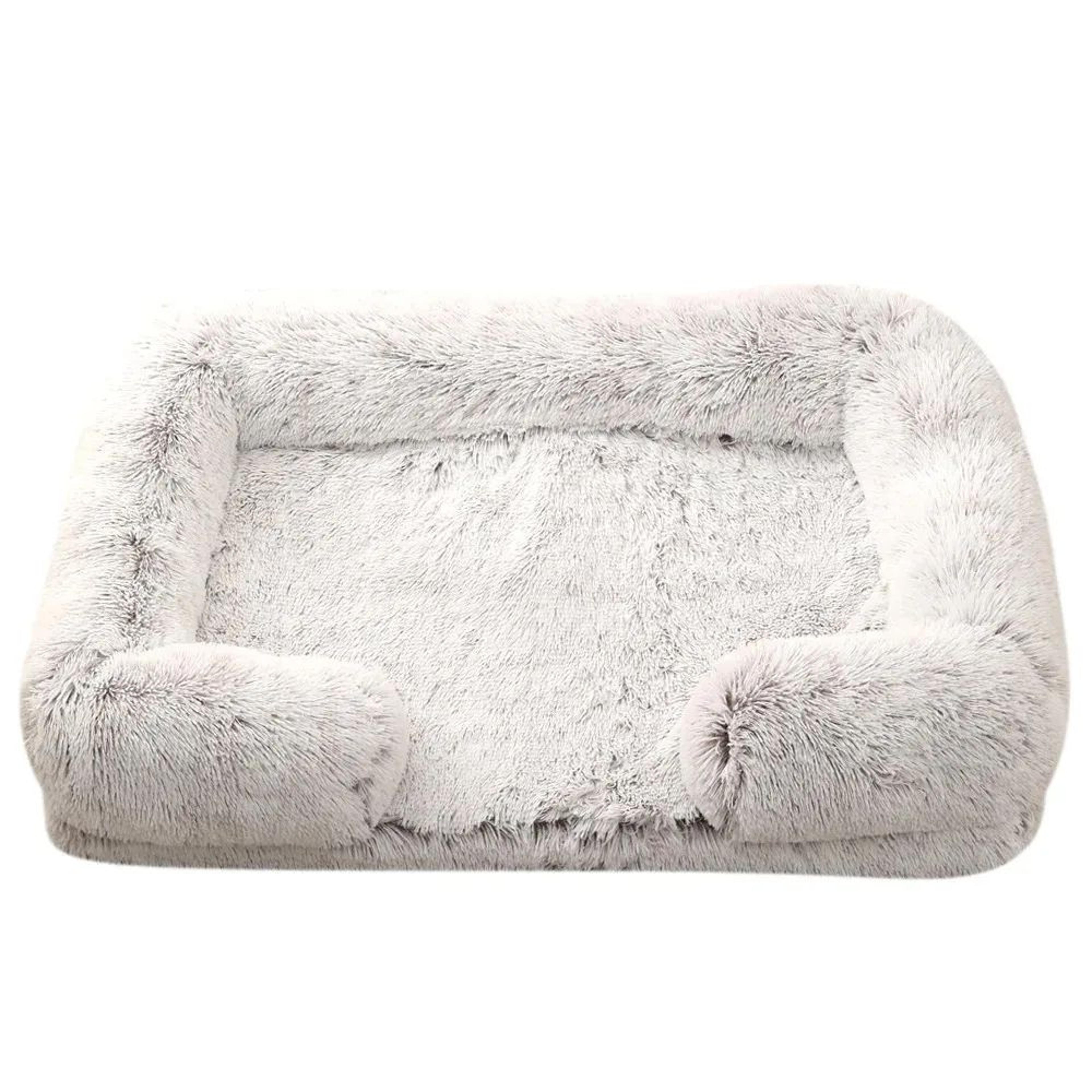 Winter Warm Dog Bed Plush Pet Sofa Basket 12