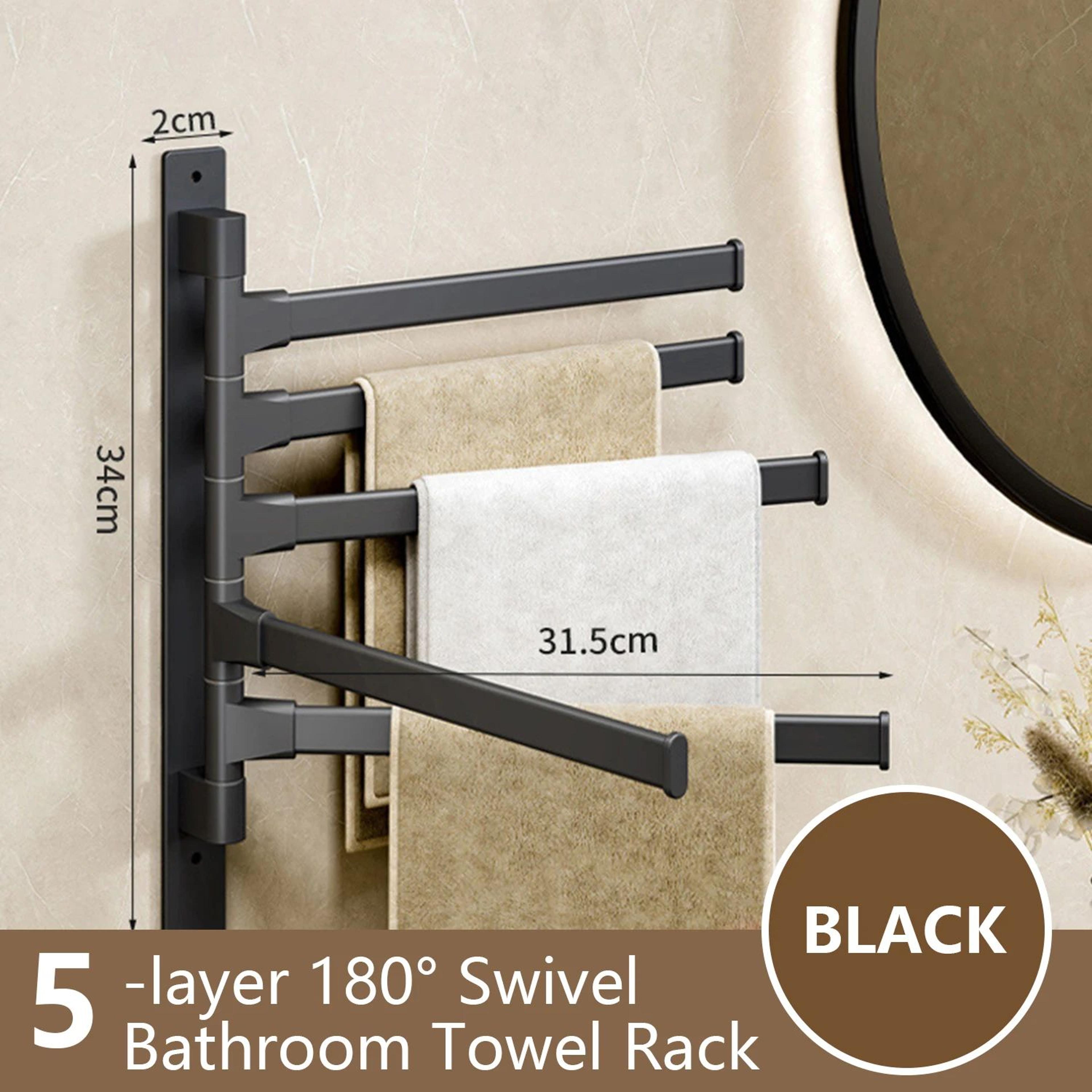 Rotatable Wall Mounted Aluminum Towel Rack 10